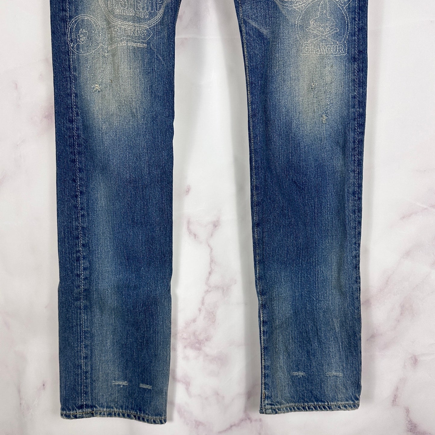 Hysteric Glamour Studded Embroidery Denim Jeans