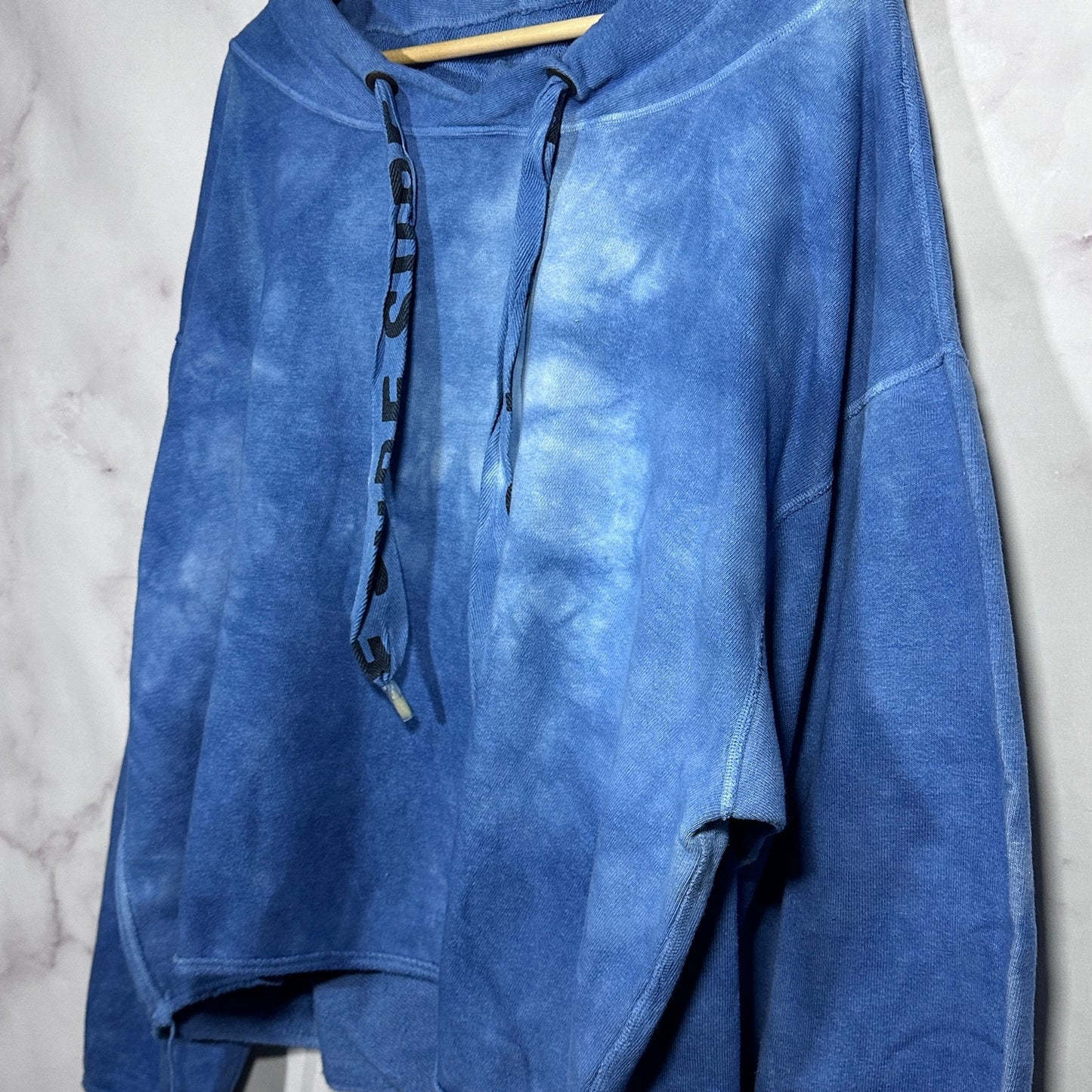 Kapital Surf Oversized Blue Tie Dye Hoodie