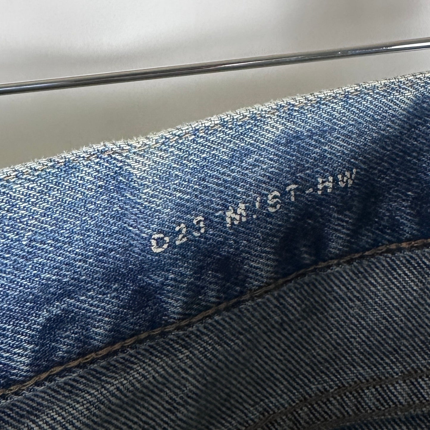 Saint Laurent Paris D23 Straight Destroyed Denim