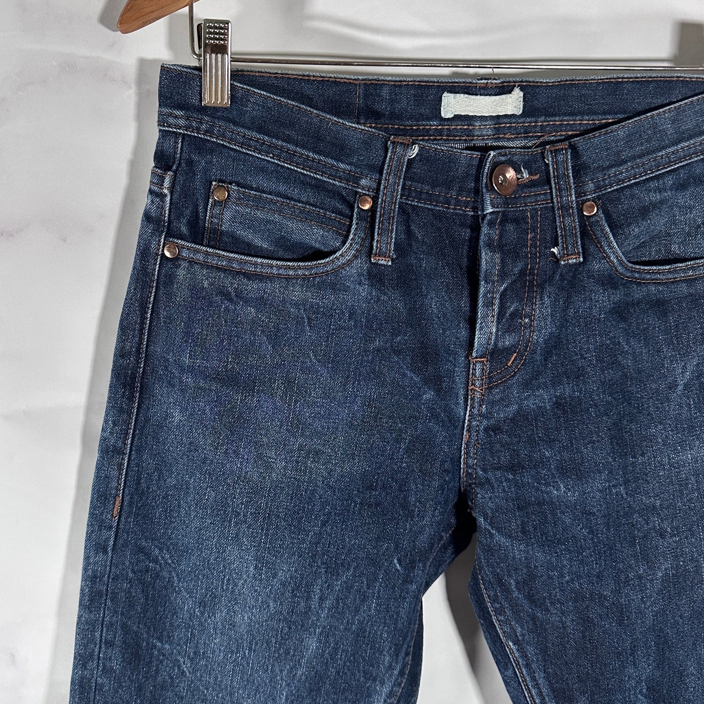 Unbranded Brand UB101 Skinny 14.5oz Indigo Selvedge Denim