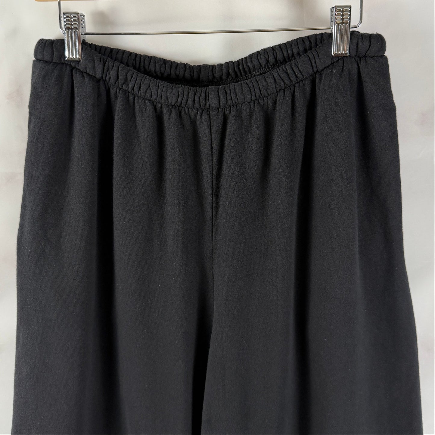 Yeezy Sample Black Wide Leg Sweatpants