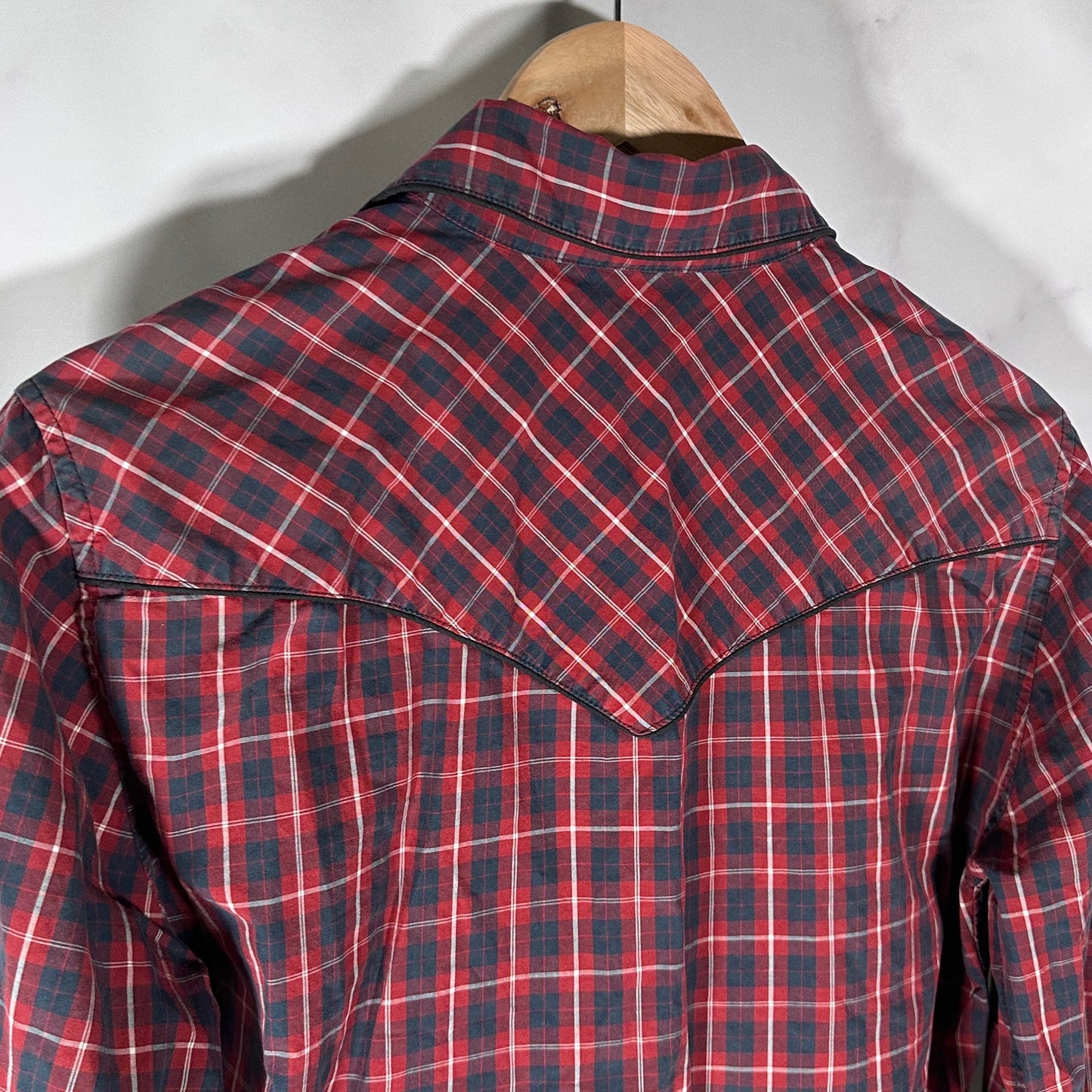 Hysteric Glamour Red Western Flannel Button-Up Shirt