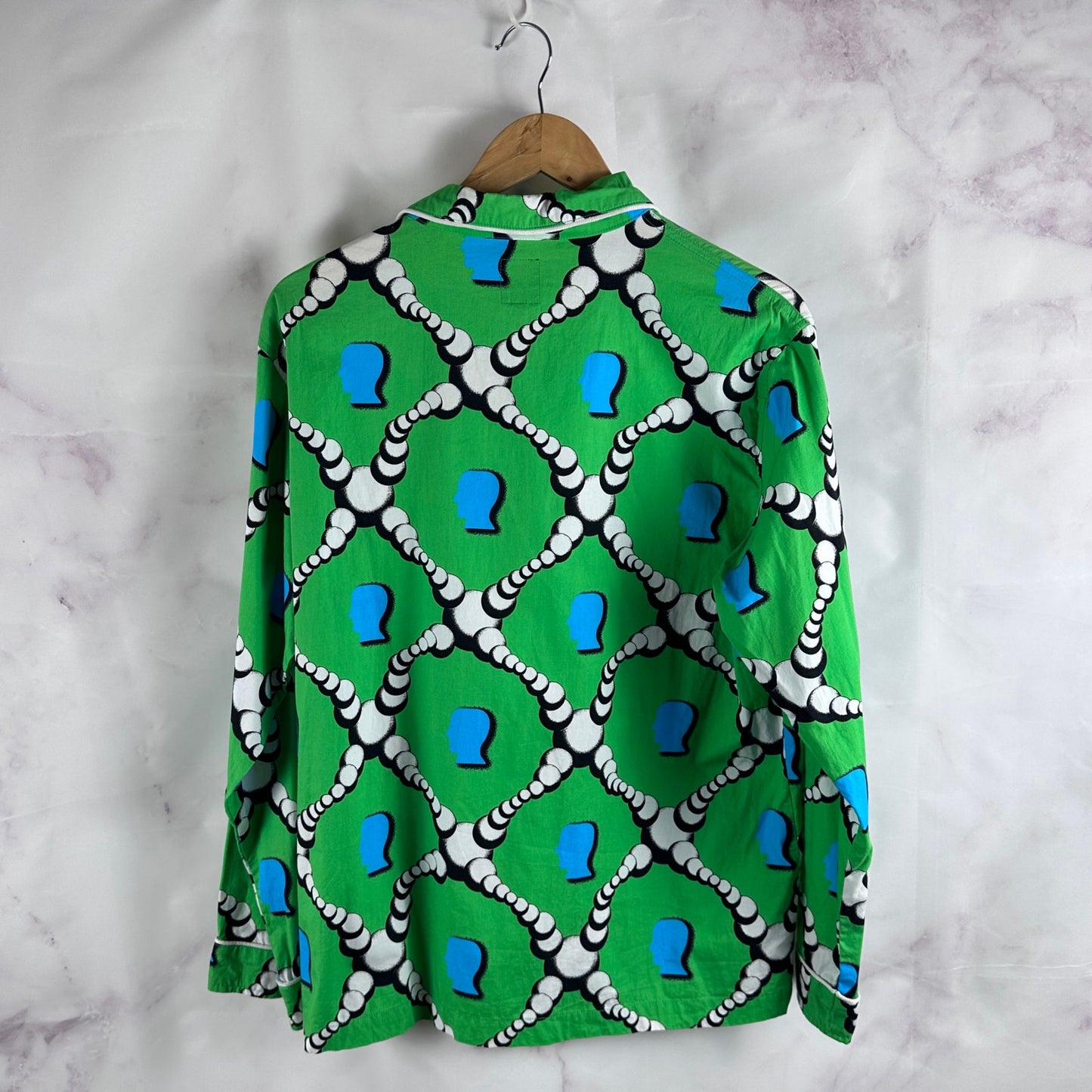 Brain Dead Green Bubble Pajama Shirt