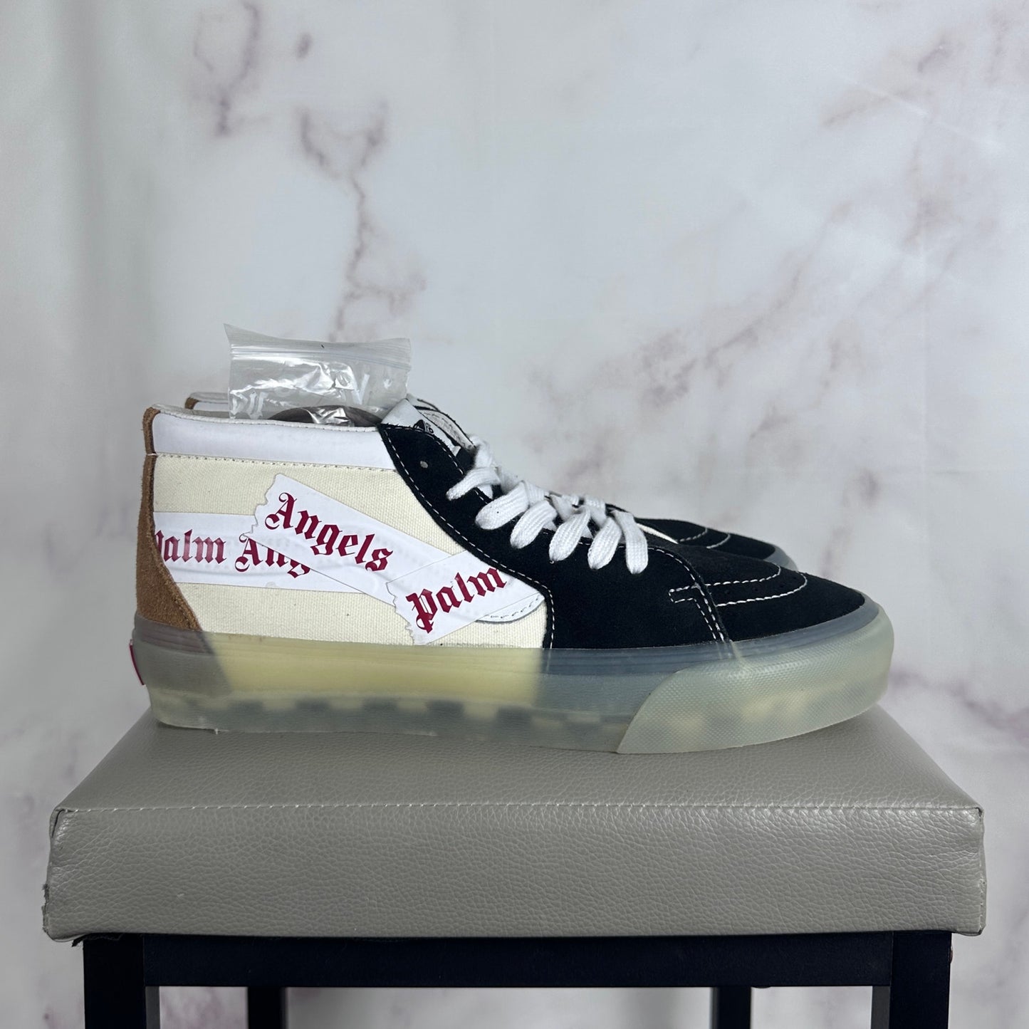 Vans x Palm Angels Sk8 Mid-LX Black White