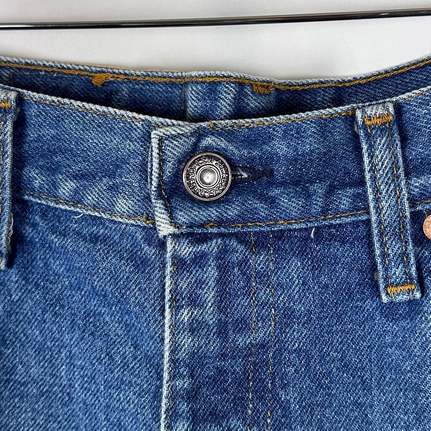 Vintage Levi's 80s Orange Tab Straight Denim
