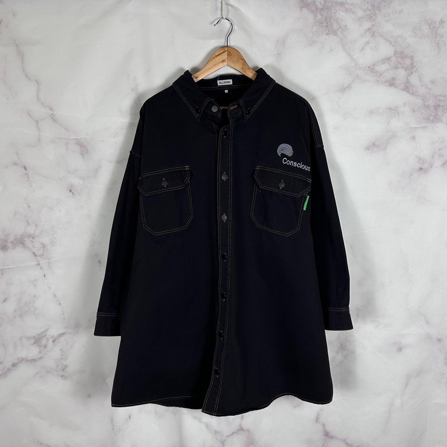 Willy Chavarria F/W18 Big Daddy Denim Button-Down