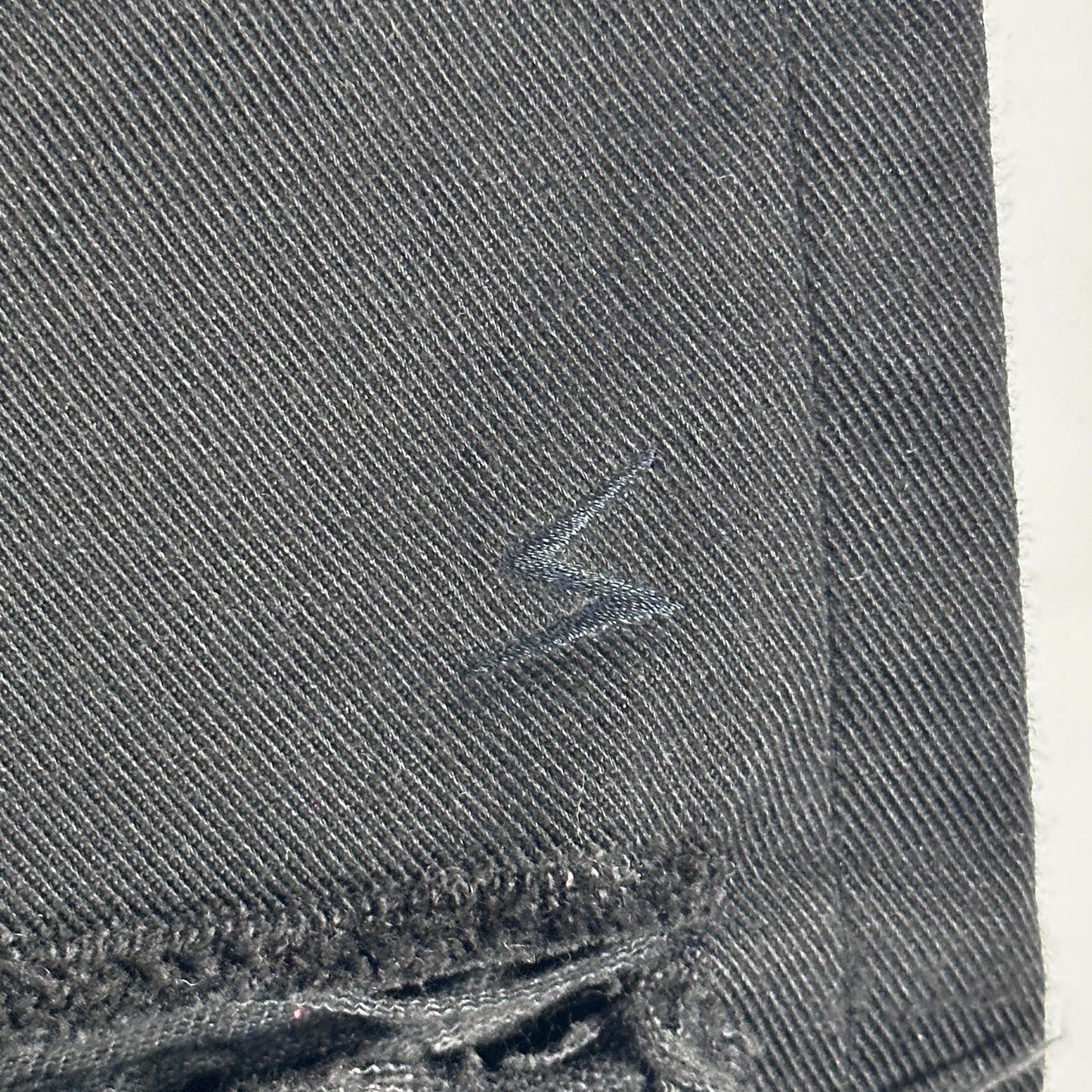 Undercover A/W05 Arts & Crafts Black Cummerbund Denim