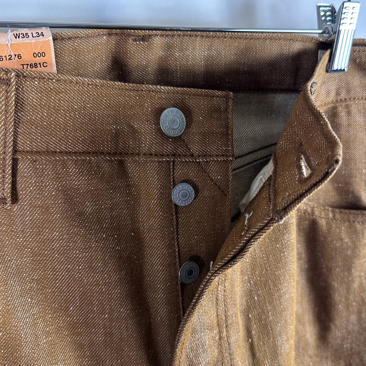 Levi’s 501 White Oak Brown Denim