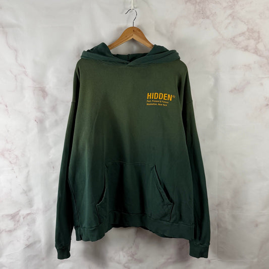 Hidden NY Green Sun Faded Hoodie