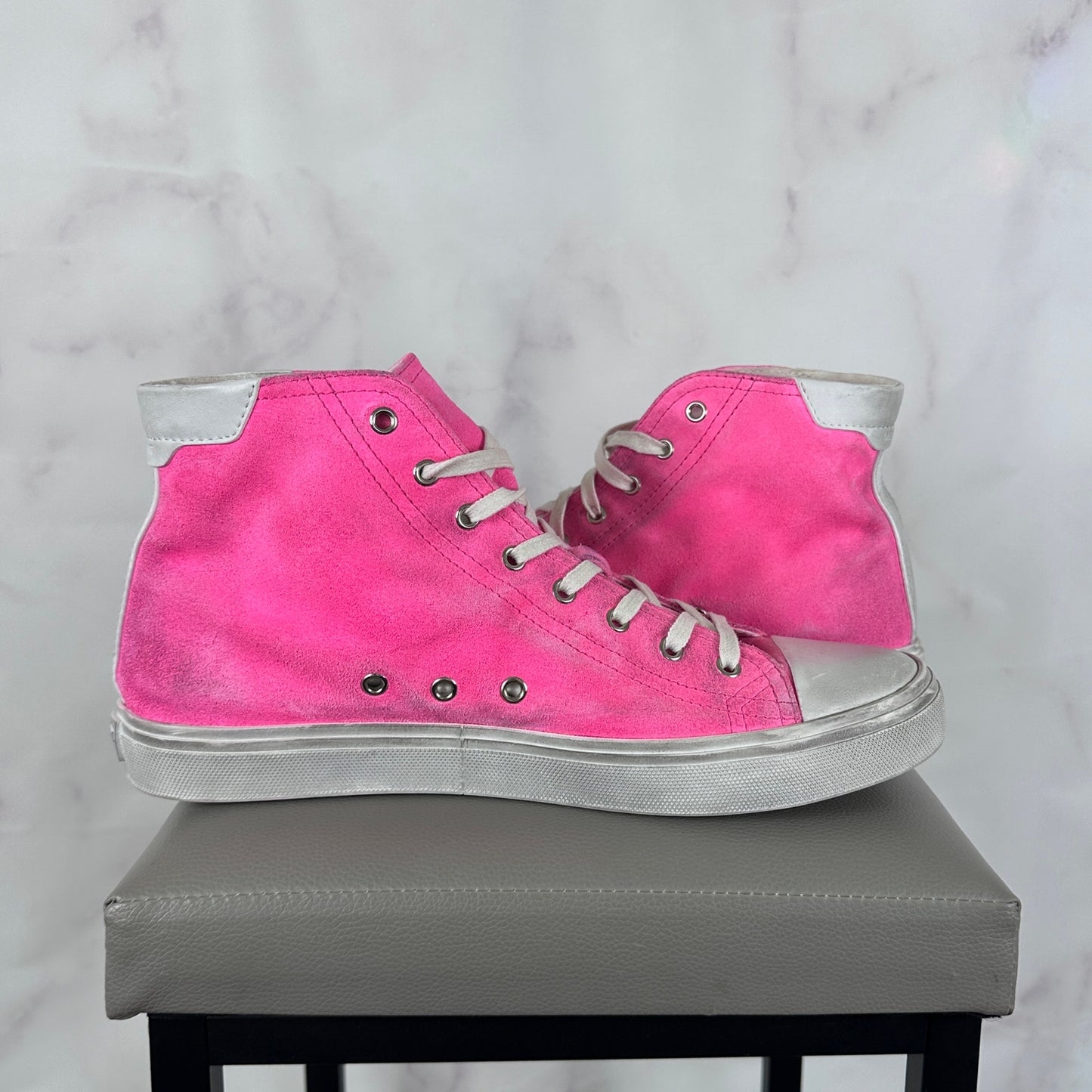 Saint Laurent Paris Pink Bedford High