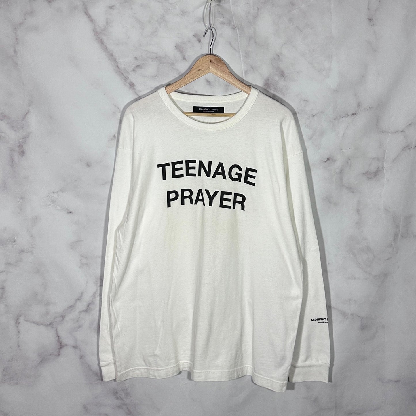 Midnight Studios ‘Teenage Prayer’ White Longsleeve