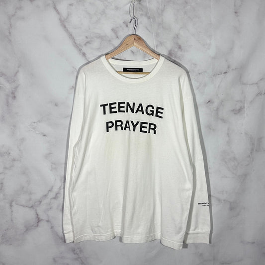 Midnight Studios ‘Teenage Prayer’ White Longsleeve