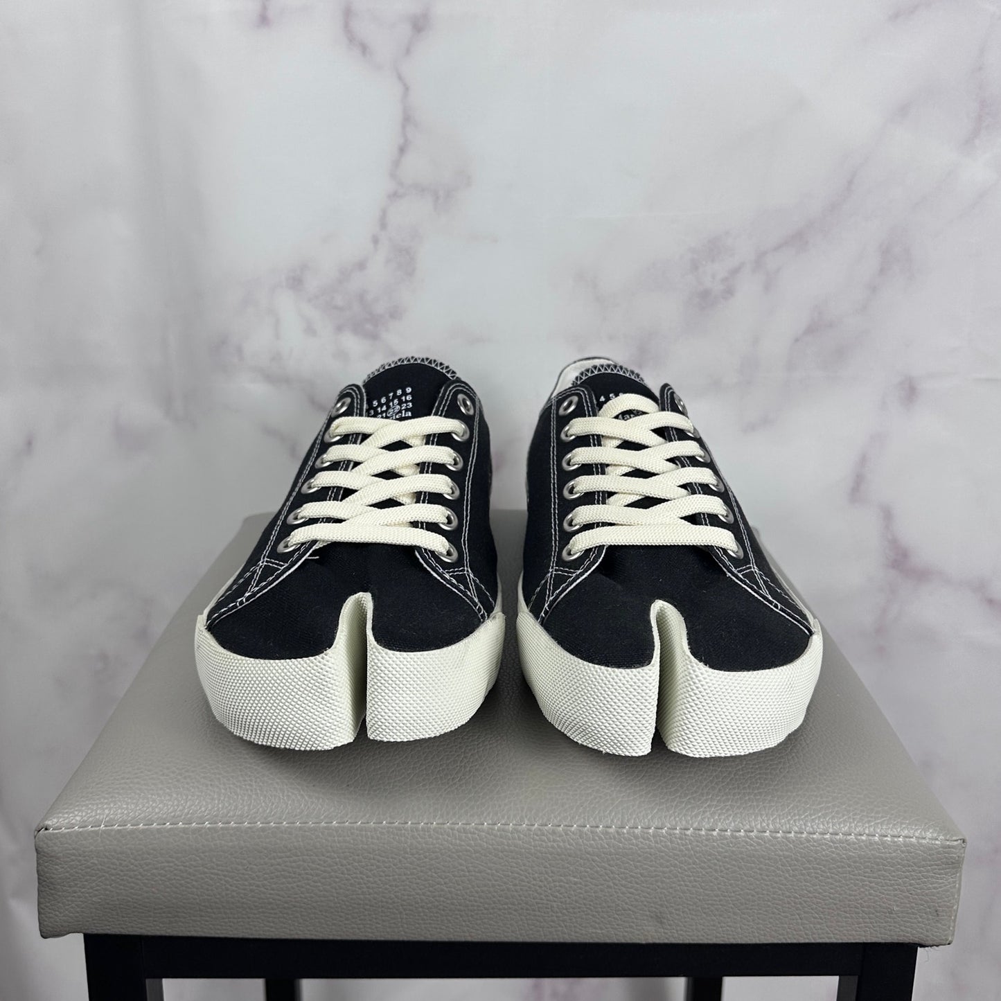 Maison Margiela Tabi Black Canvas Sneakers