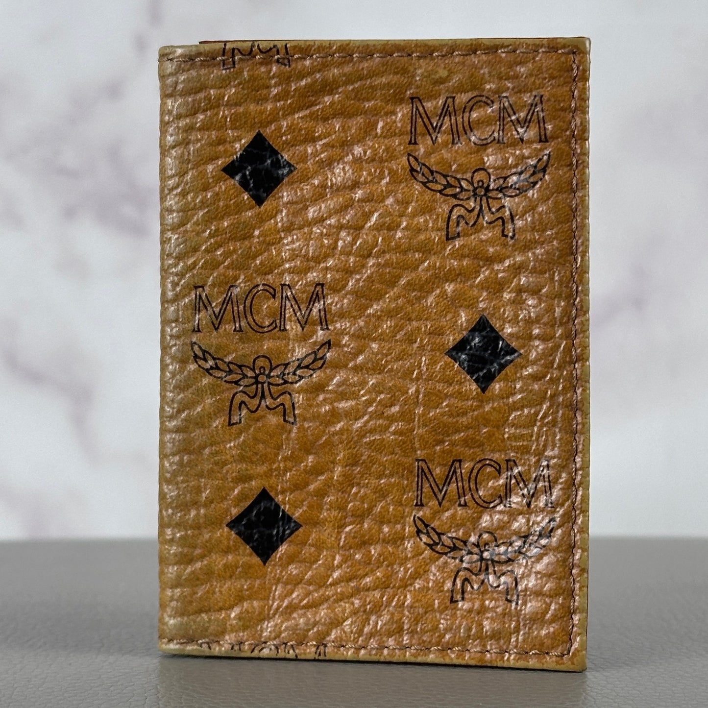 MCM Monogram Leather Cardholder