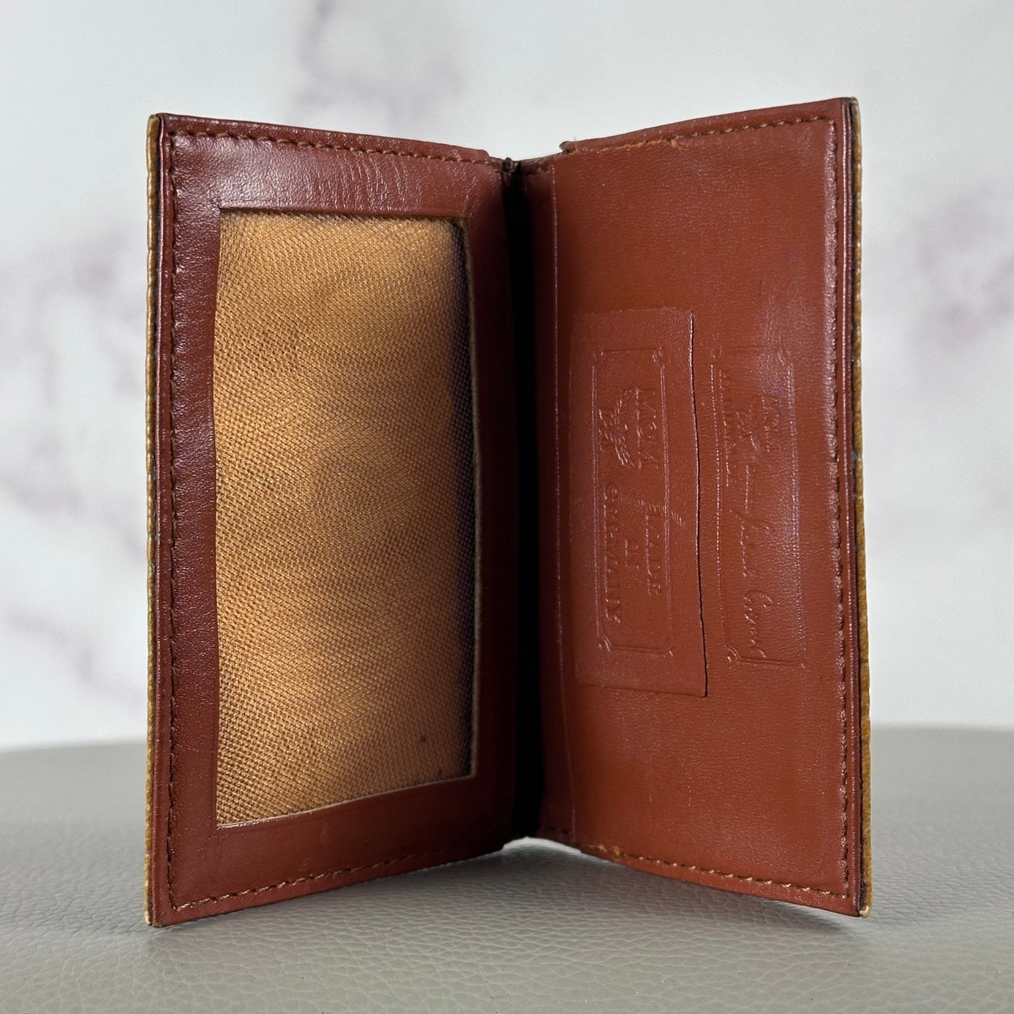 MCM Monogram Leather Cardholder
