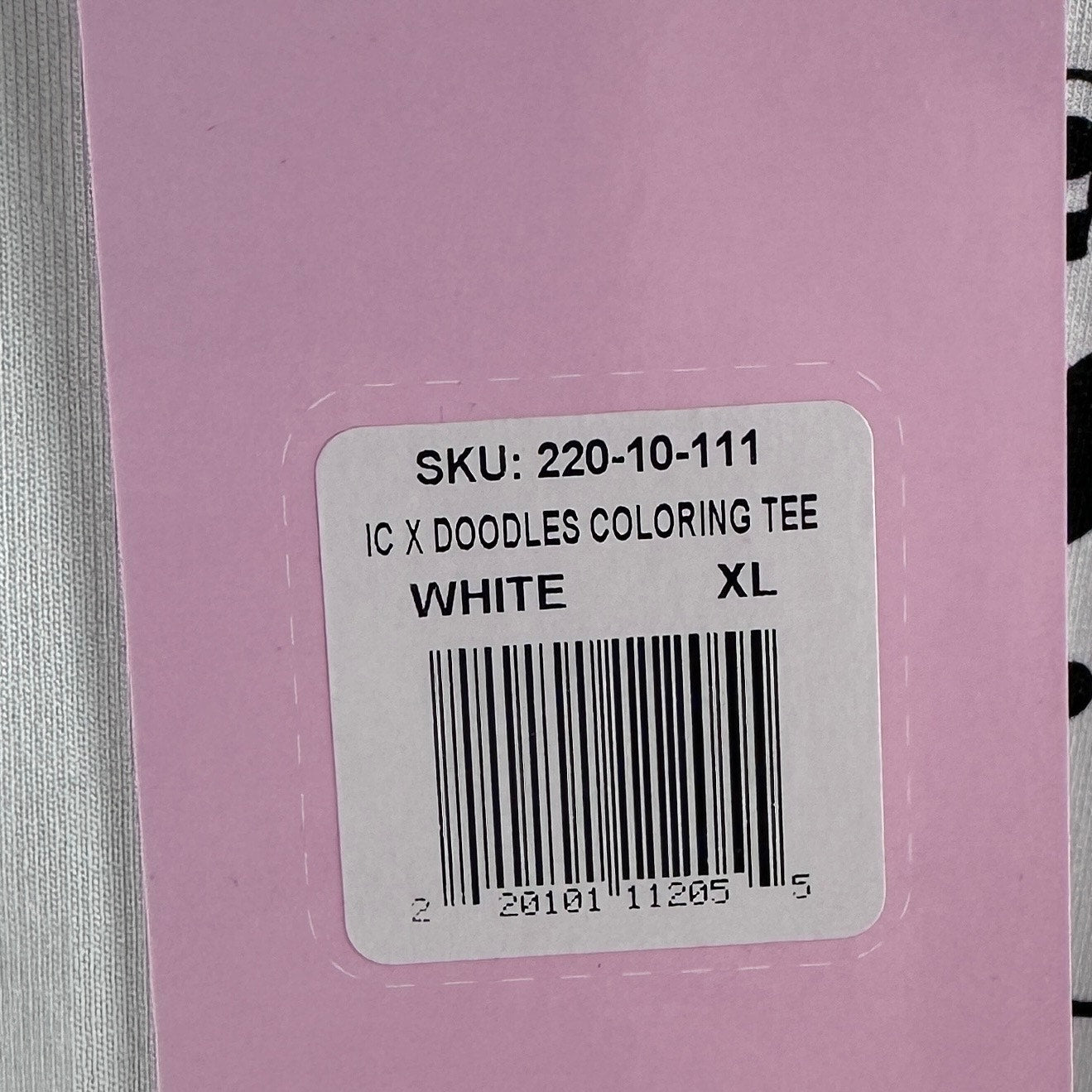 Icecream x The Doodles White Coloring Tee