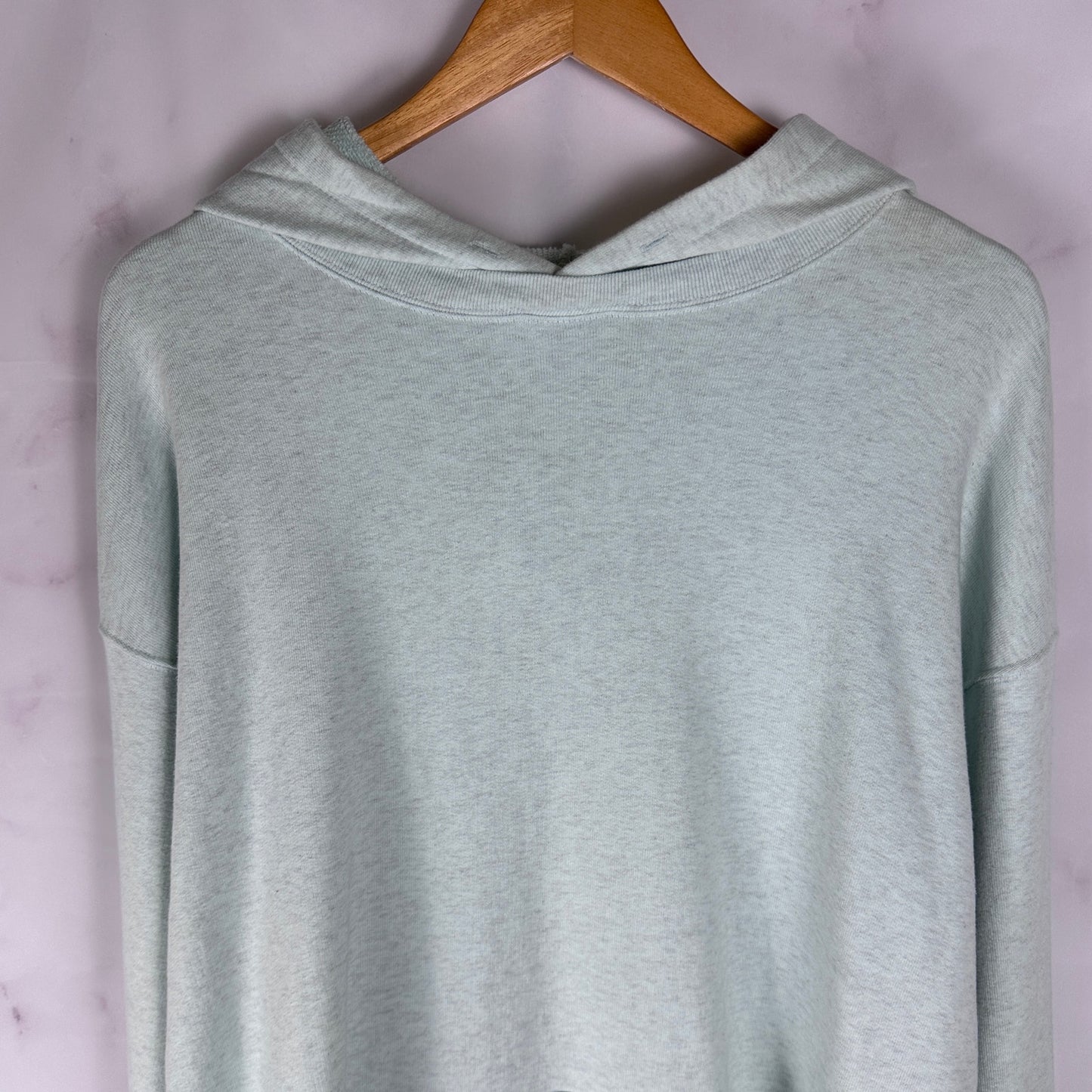 Unused Light Blue Layered Crewneck Hoodie