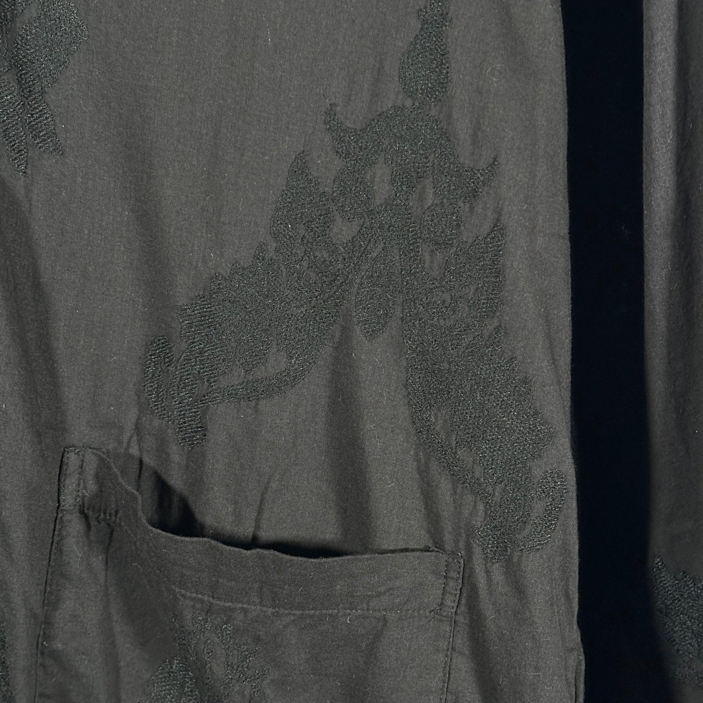 Beams Lights Black Floral Light Cardigan