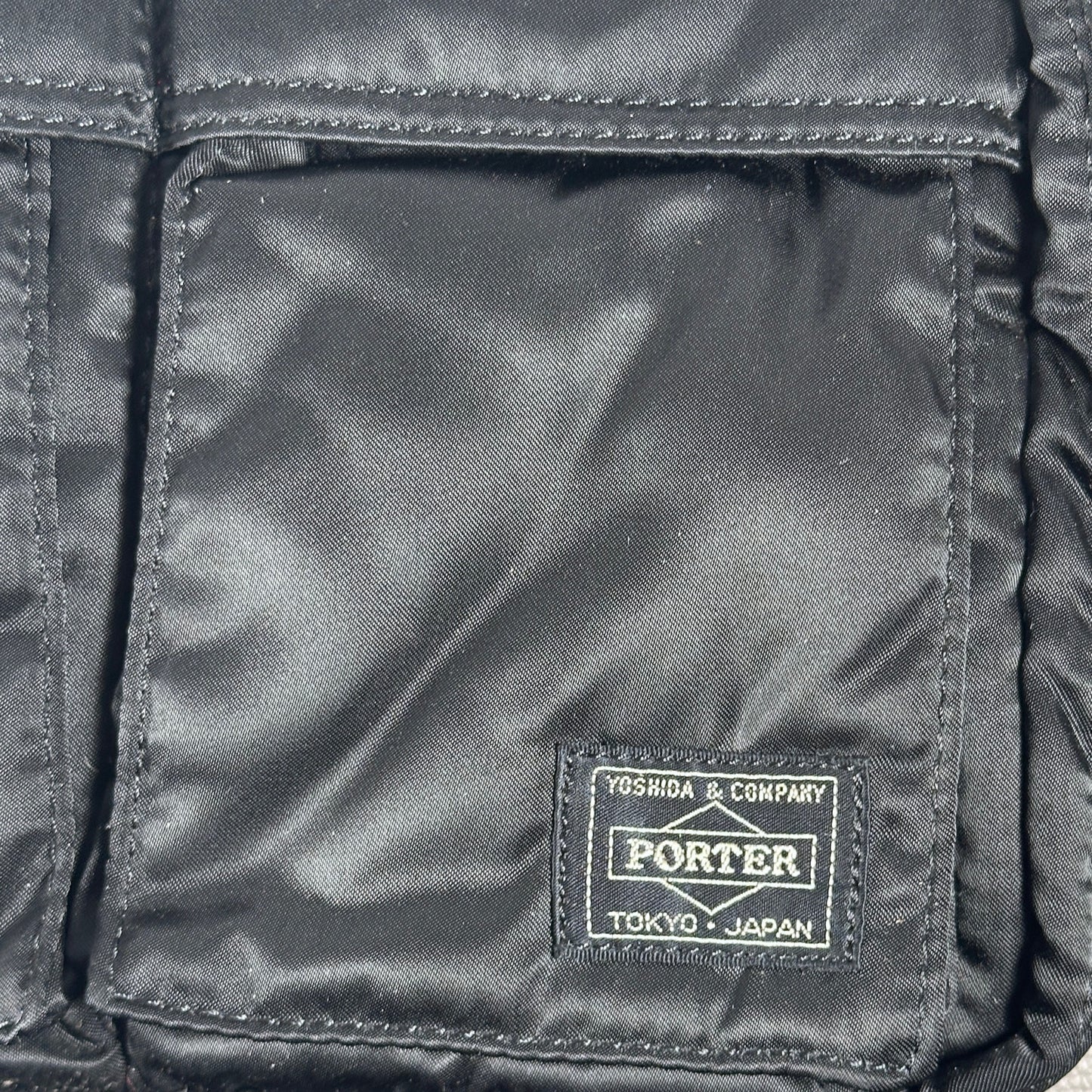 Porter Tokyo Black Zipper Accessory Pouch