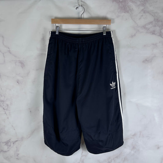 Balenciaga x Adidas Black Stripe Long Trunk Shorts