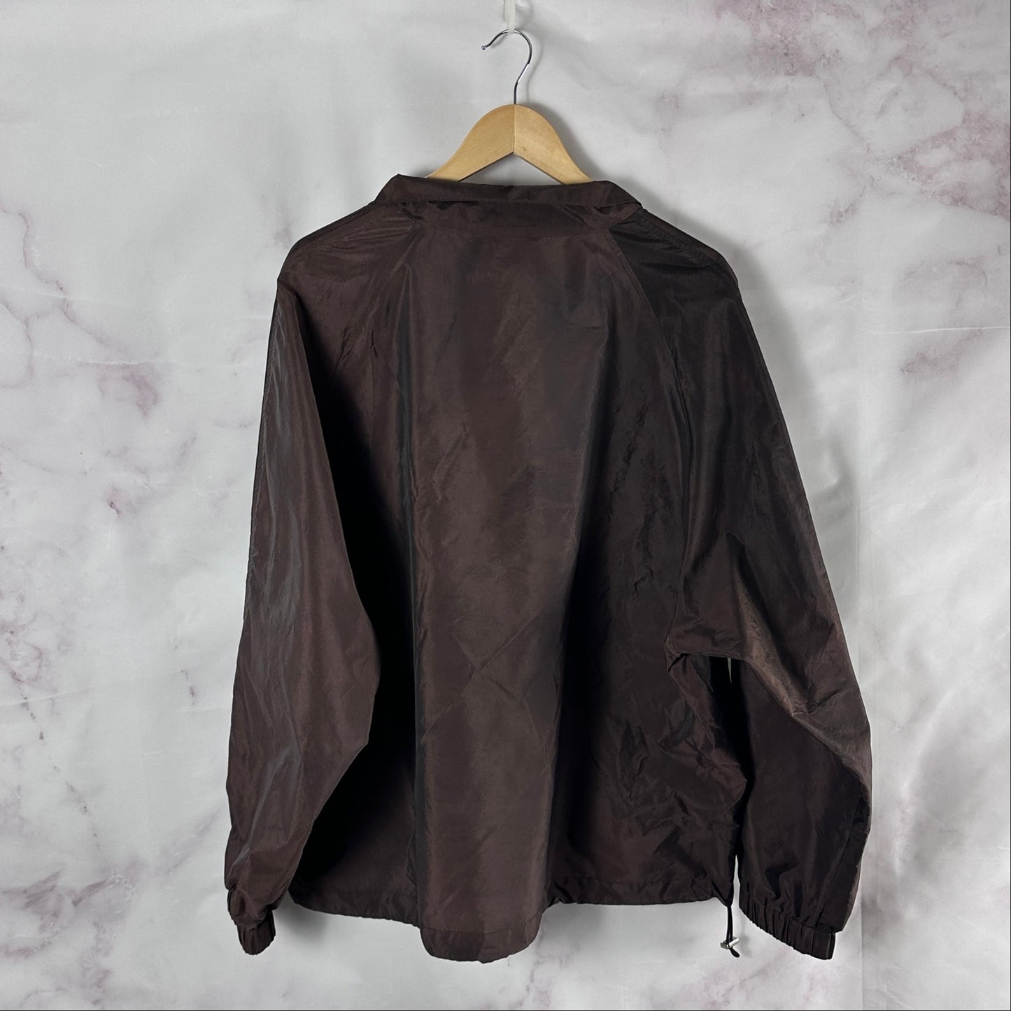 Colbo NYC Washed Burgundy Half Zip Raglan Parka