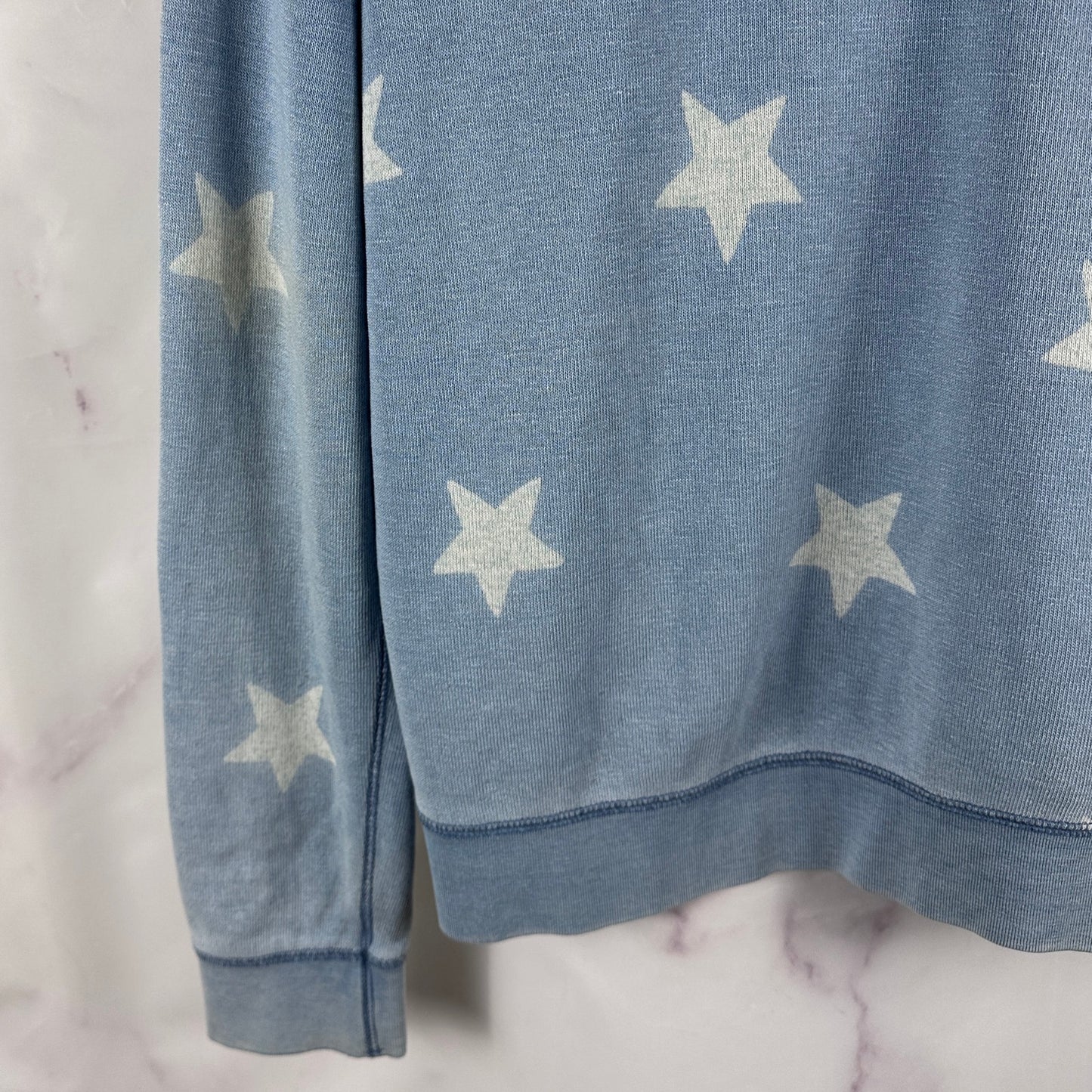 Visvim Artisan Star Blue Zip-Up Hoodie