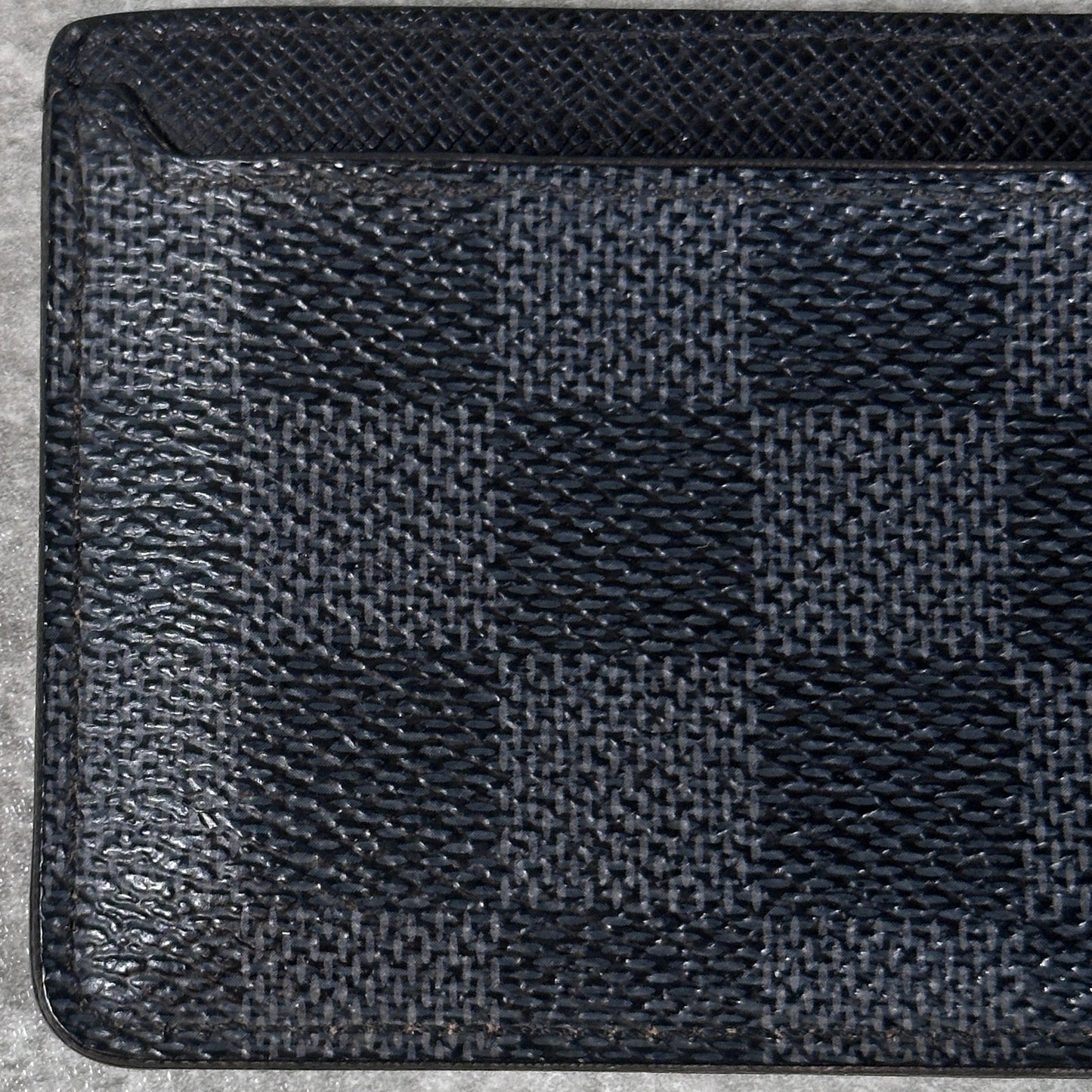 Louis Vuitton Black Damier Print Cardholder Wallet