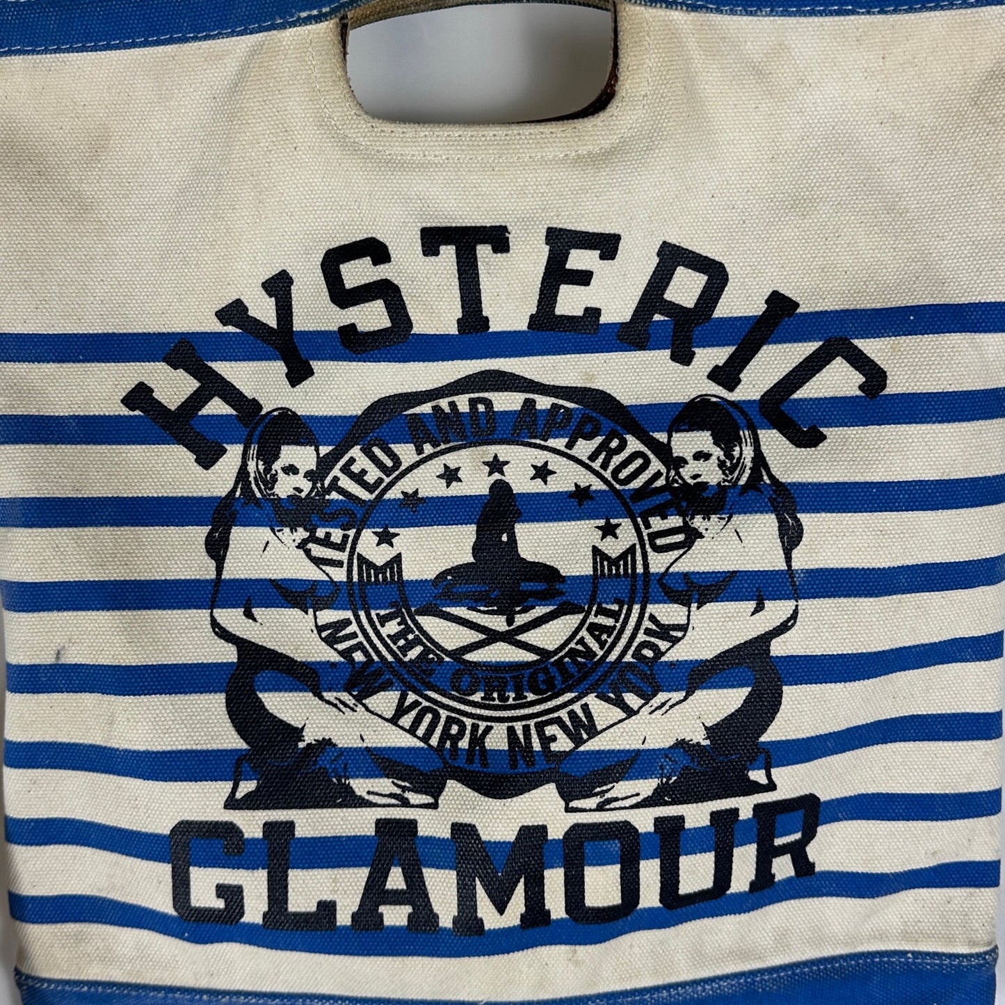 Hysteric Glamour Striped Print Tote