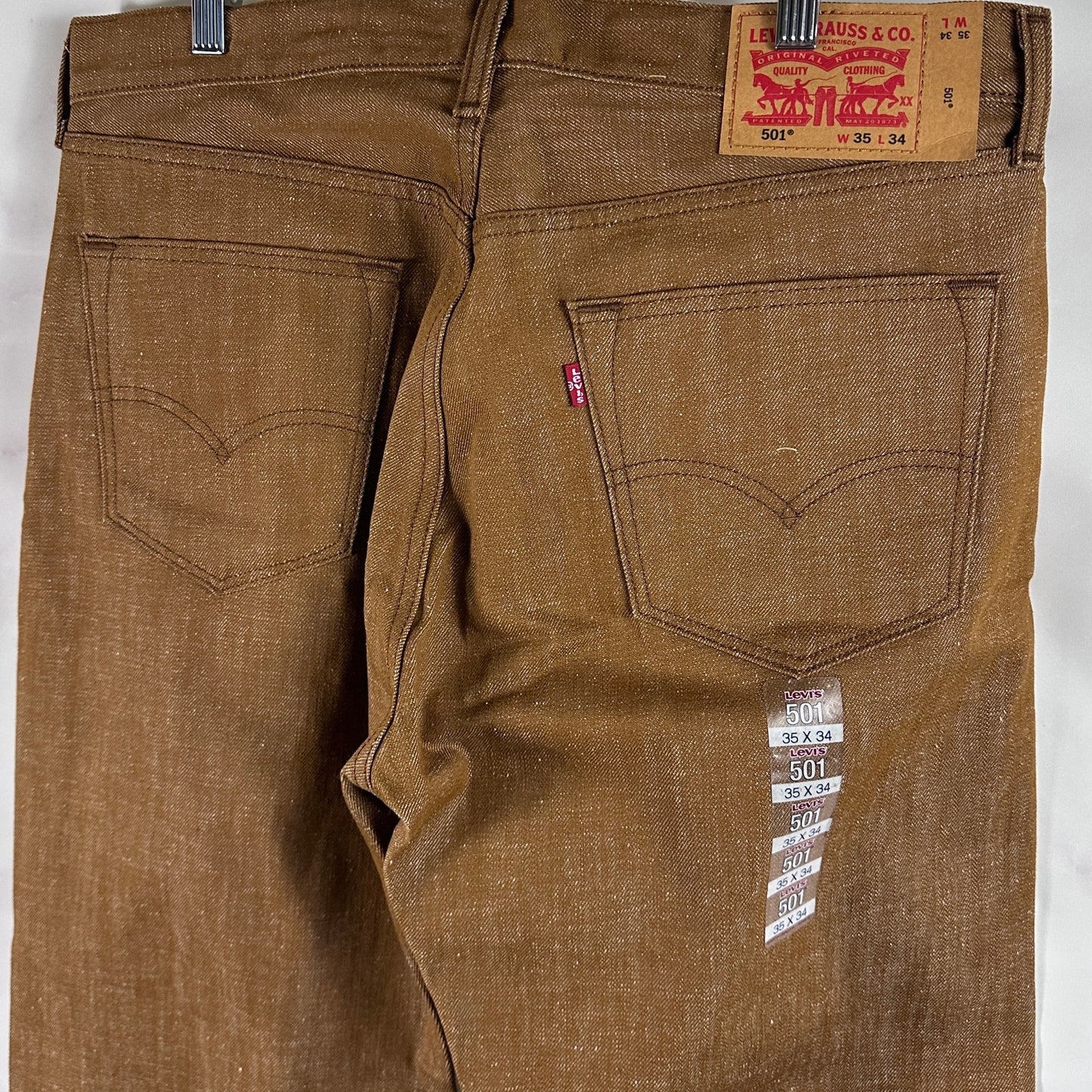 Levi’s 501 White Oak Brown Denim
