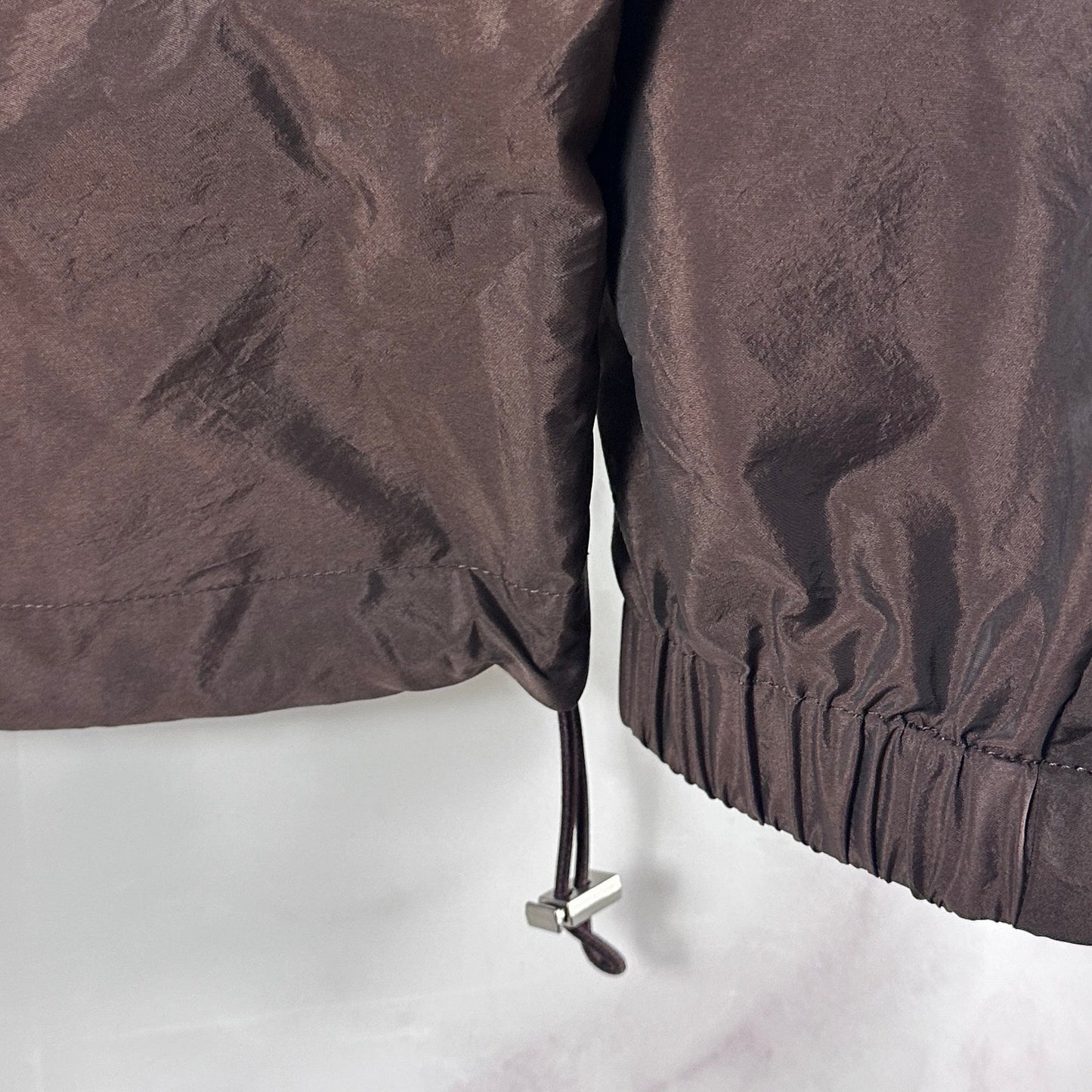 Colbo NYC Washed Burgundy Half Zip Raglan Parka