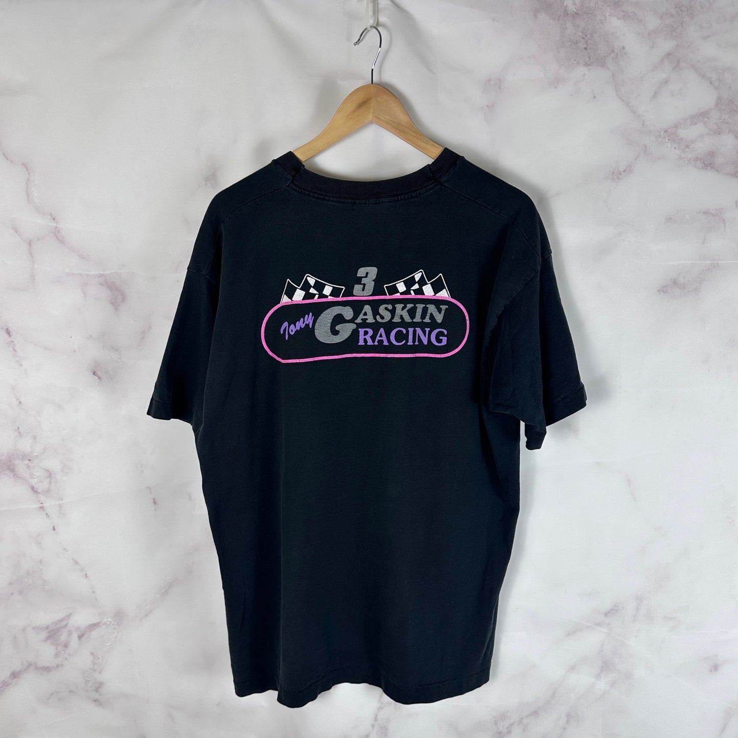 Vintage Tony Gaskin Racing Black Tee