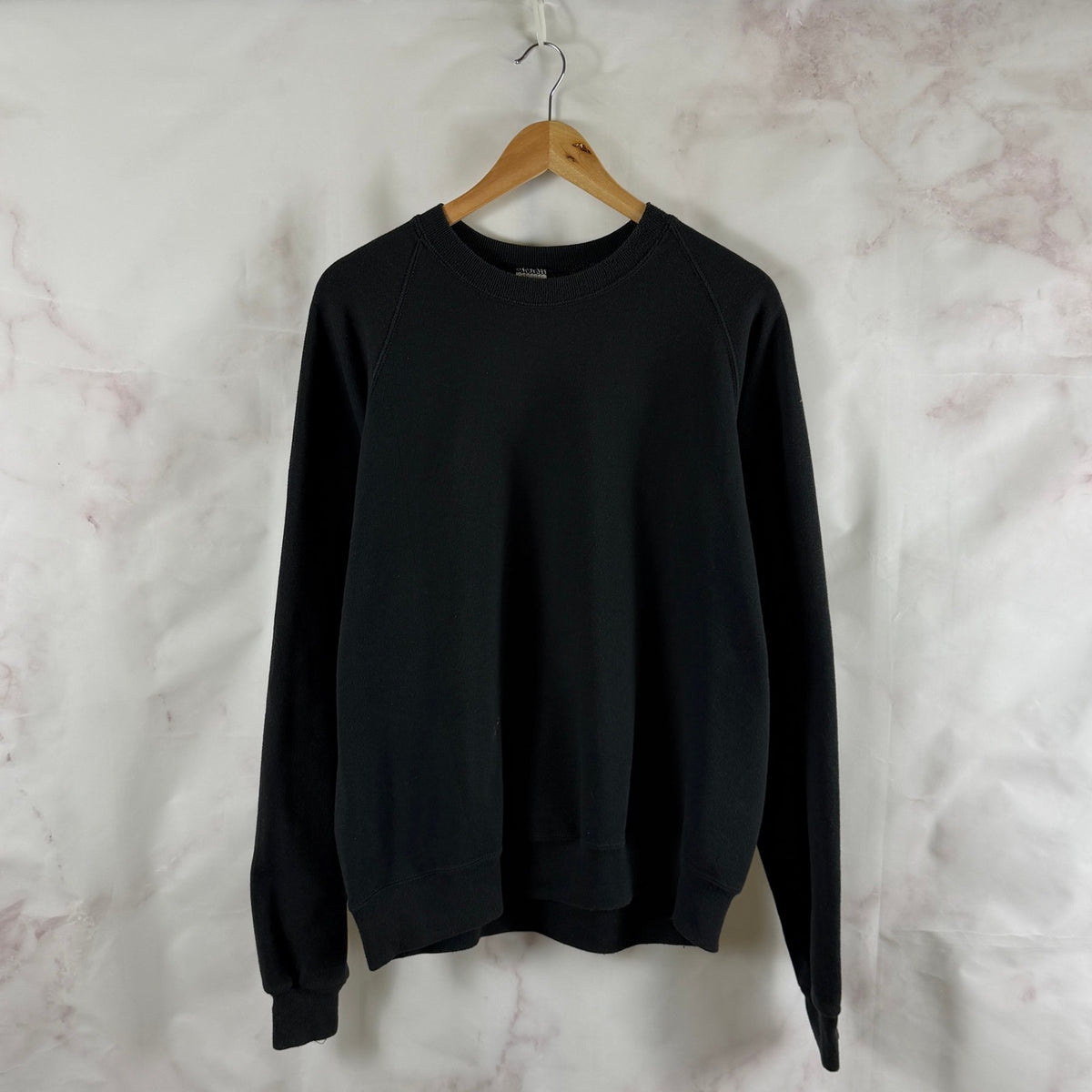 Vintage Jerzees Black Crewneck Sweatshirt