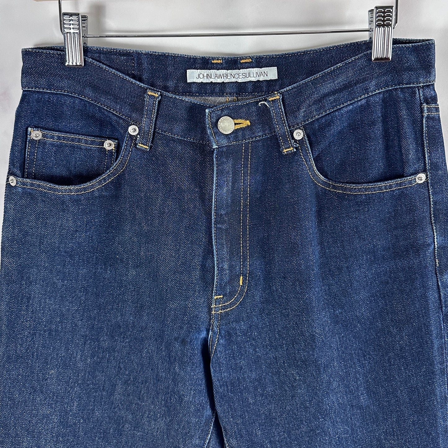 John Lawrence Sullivan Indigo Released Hem Denim