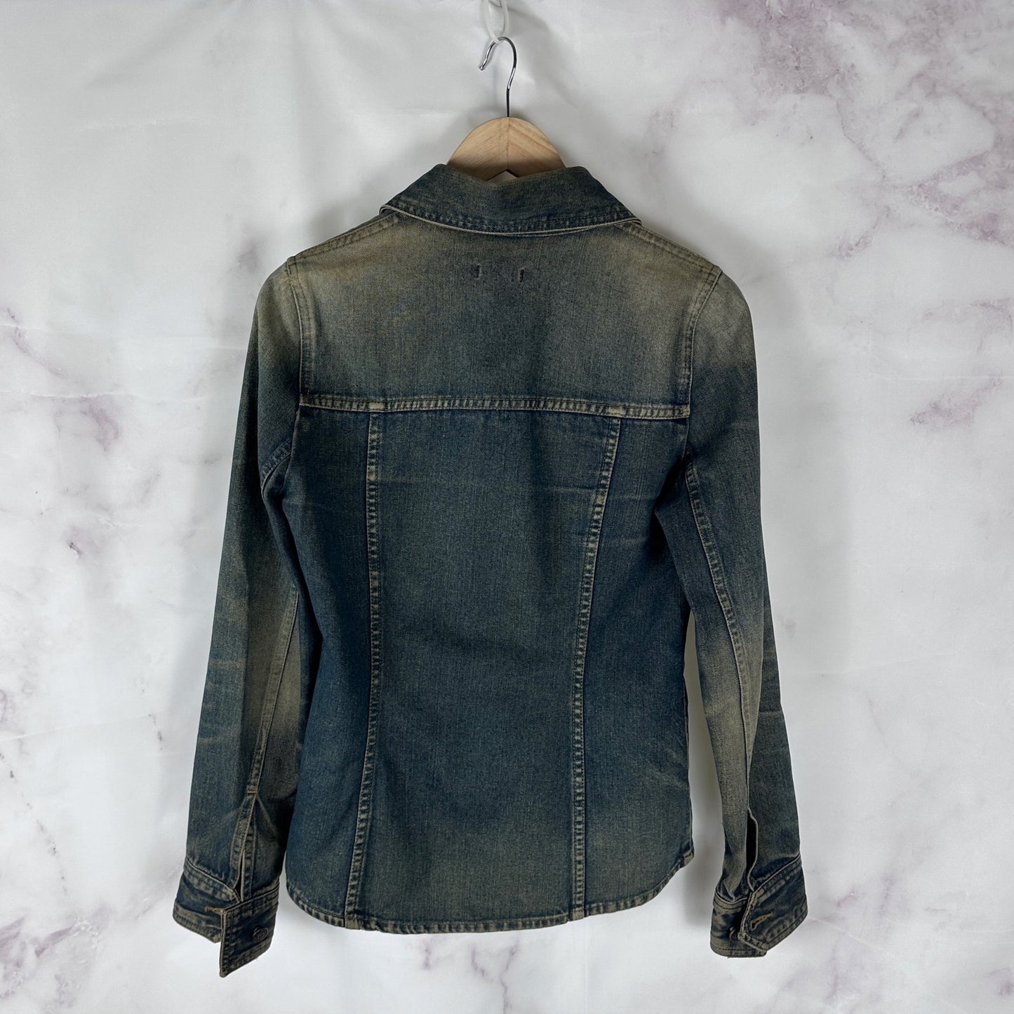 Isabel Marant Acid Wash Denim Jacket