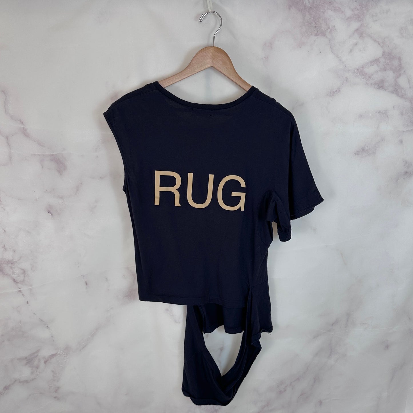 Undercover S/S15 'Mud Rug Navy Deformed Tee