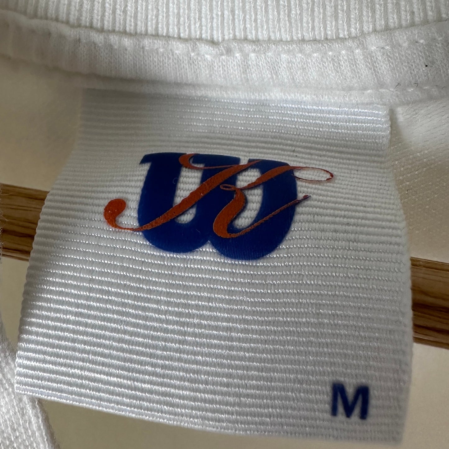 Kith x Wilson Pique Pearson White Polo Tee