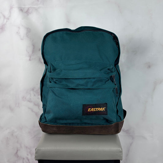 Vintage Eastpak USA Green/Brown Backpack