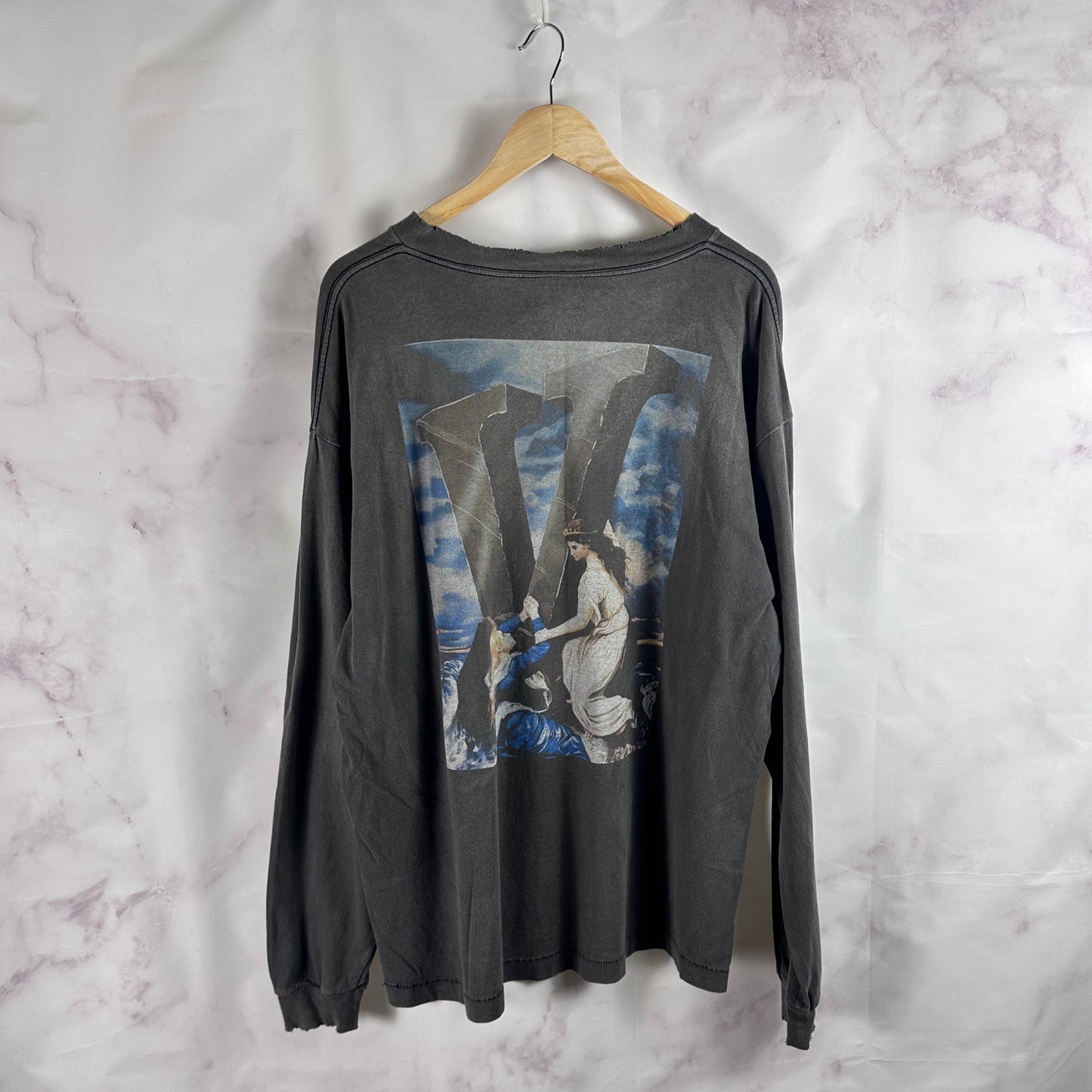 Saint Michael x Vlone Grey Maria Longsleeve Shirt