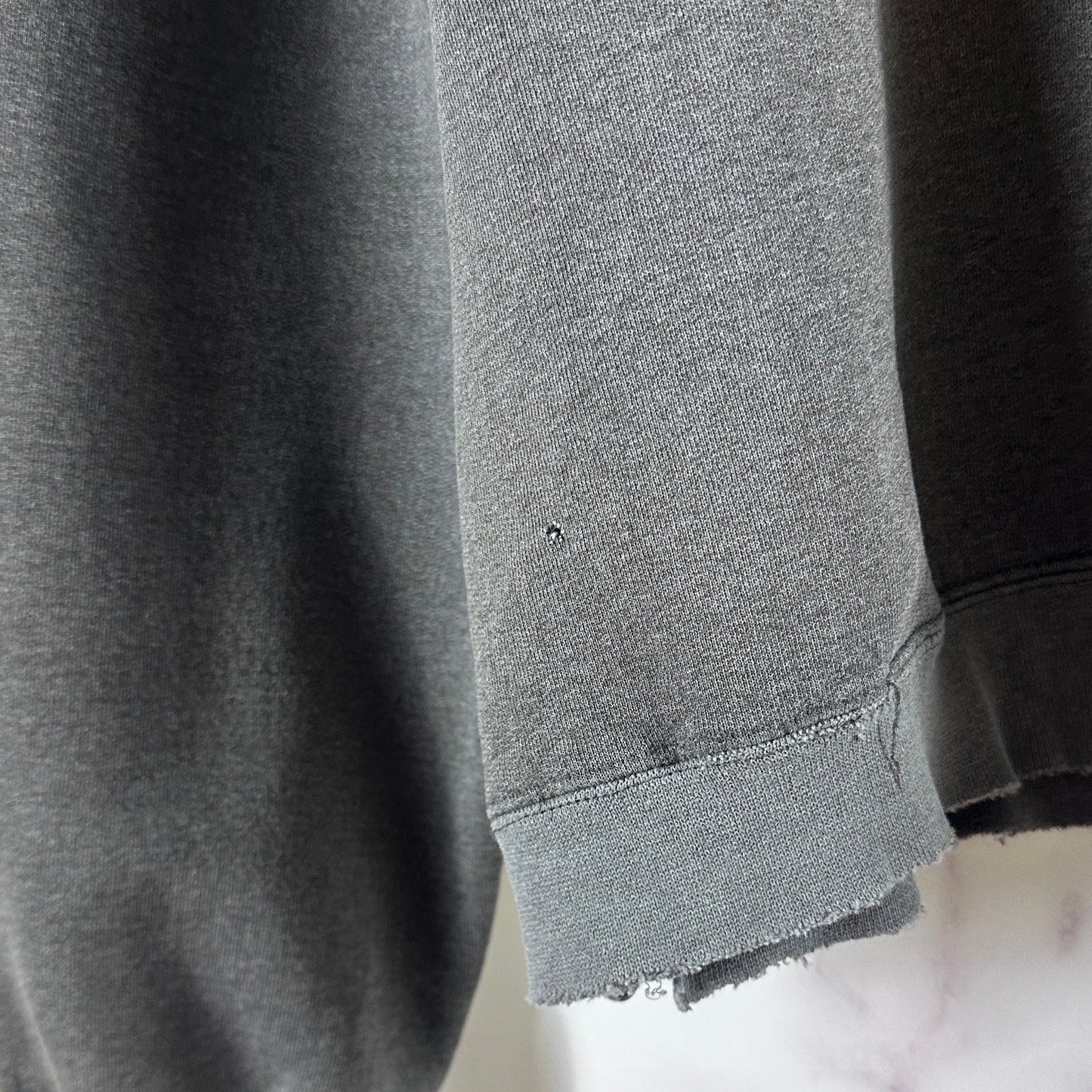Vintage Distressed Champion Grey Crewneck