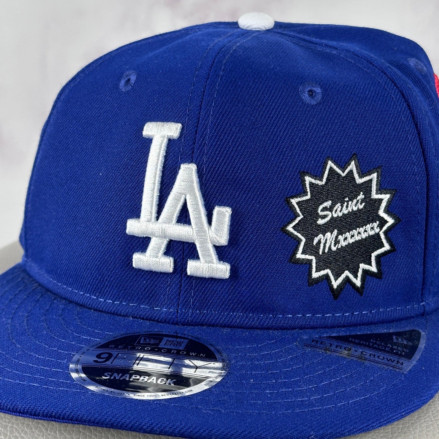 Saint Michael x MLB x New Era Blue LA Dodgers SnapBack Hat