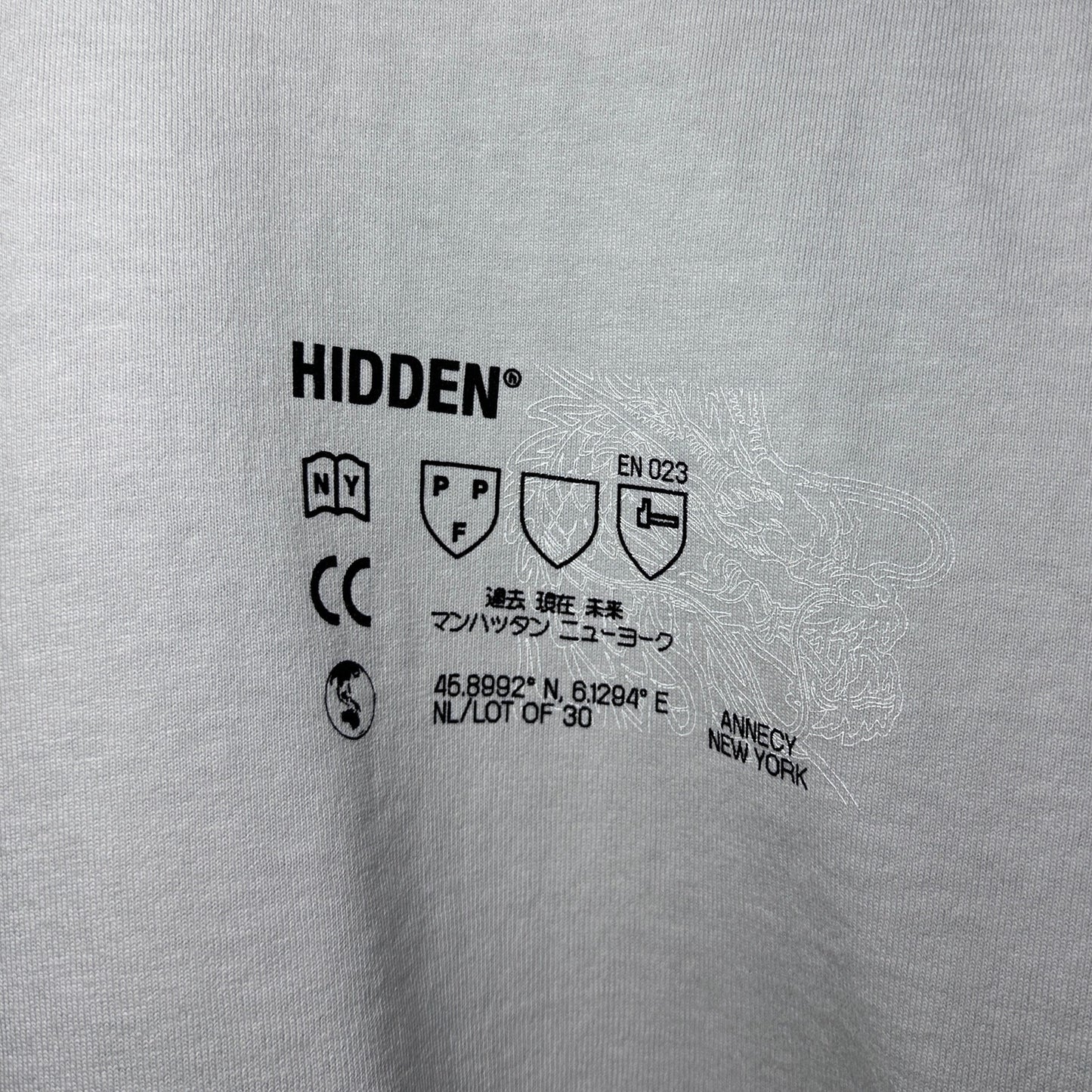 Hidden NY x Avirex Silver Graphic Tee