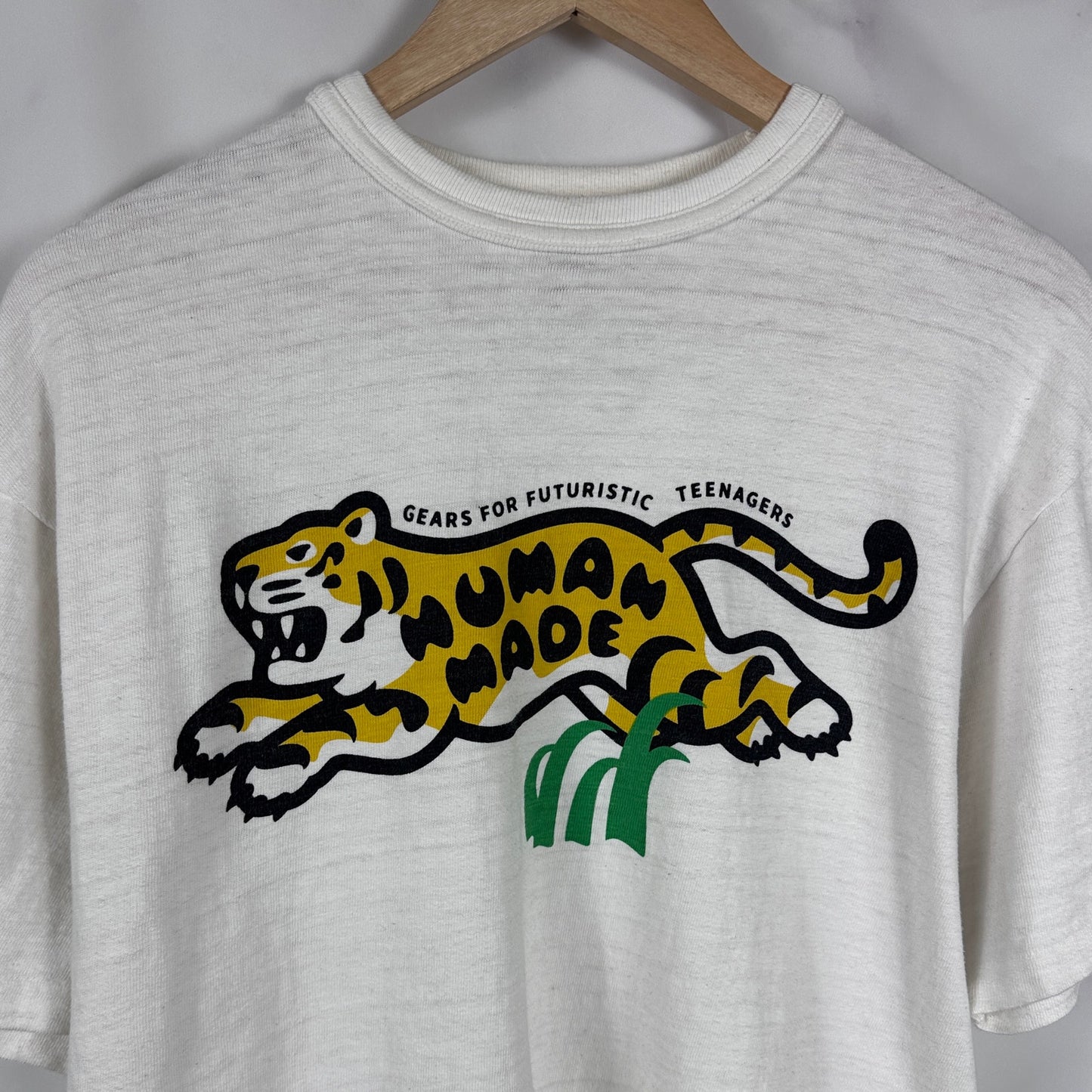 Human Made Tiger Graphic White Tee