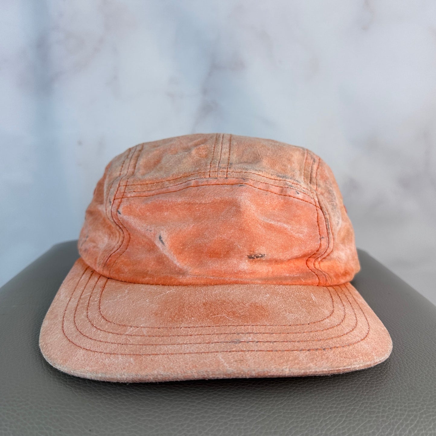 Hender Scheme Pigskin Jet 5-Panel Orange Hat