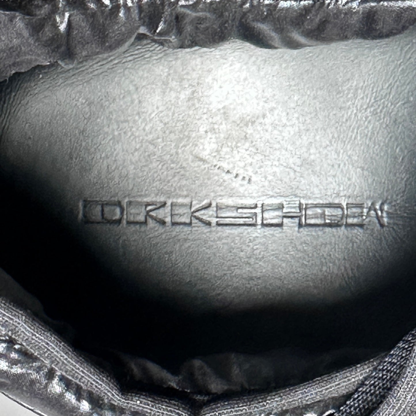 Rick Owens DRKSHDW Black Puffer Slip Ramone