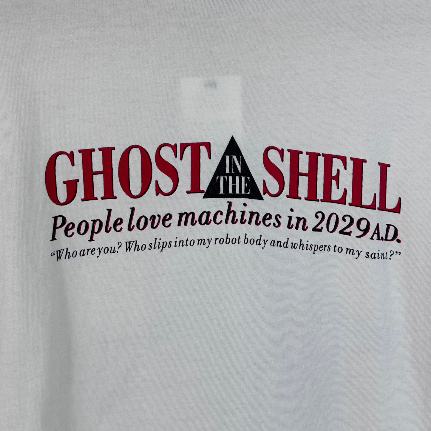 Saint Michael x Ghost in the Shell White Graphic Tee