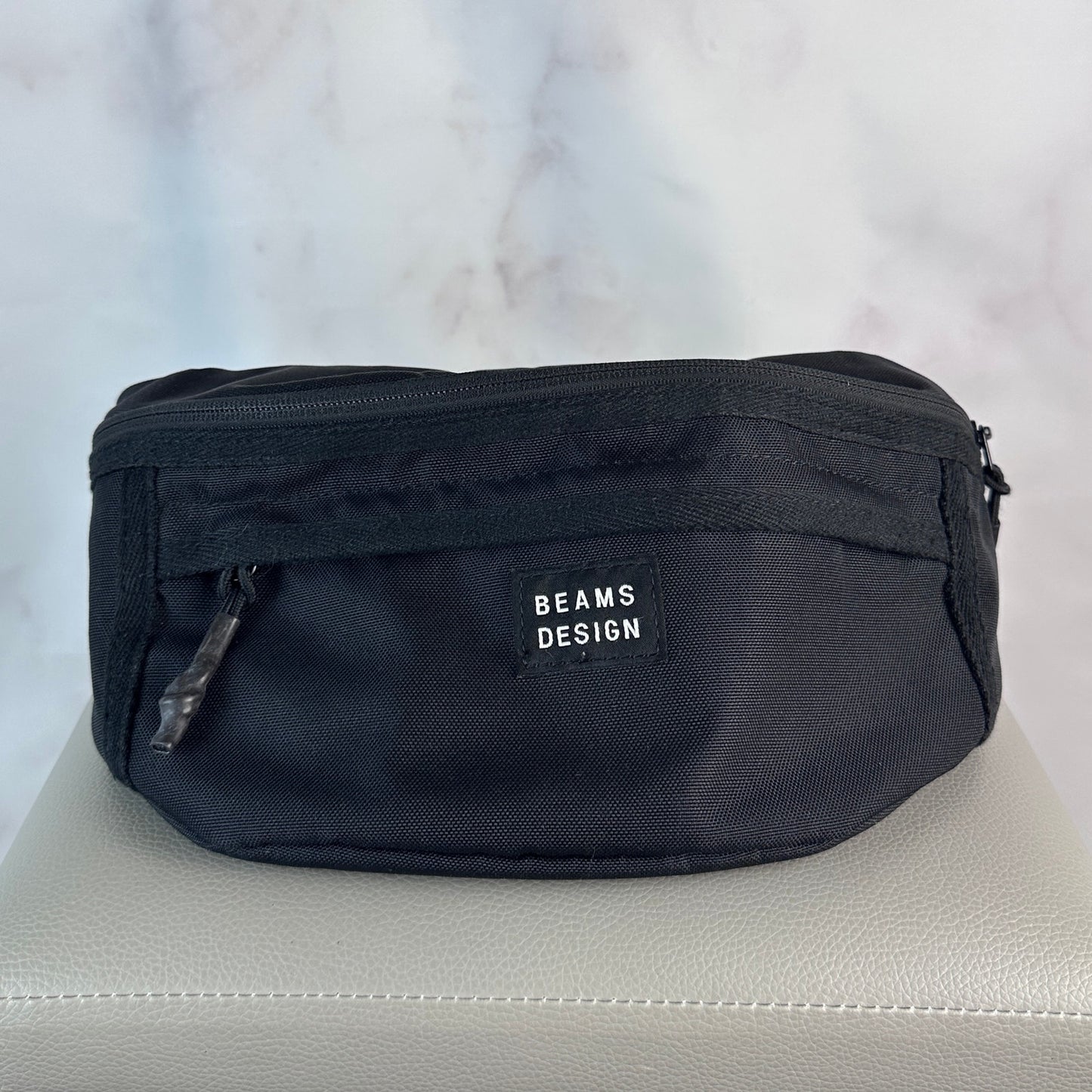 Beams Design Black Crossbody Fanny Pack
