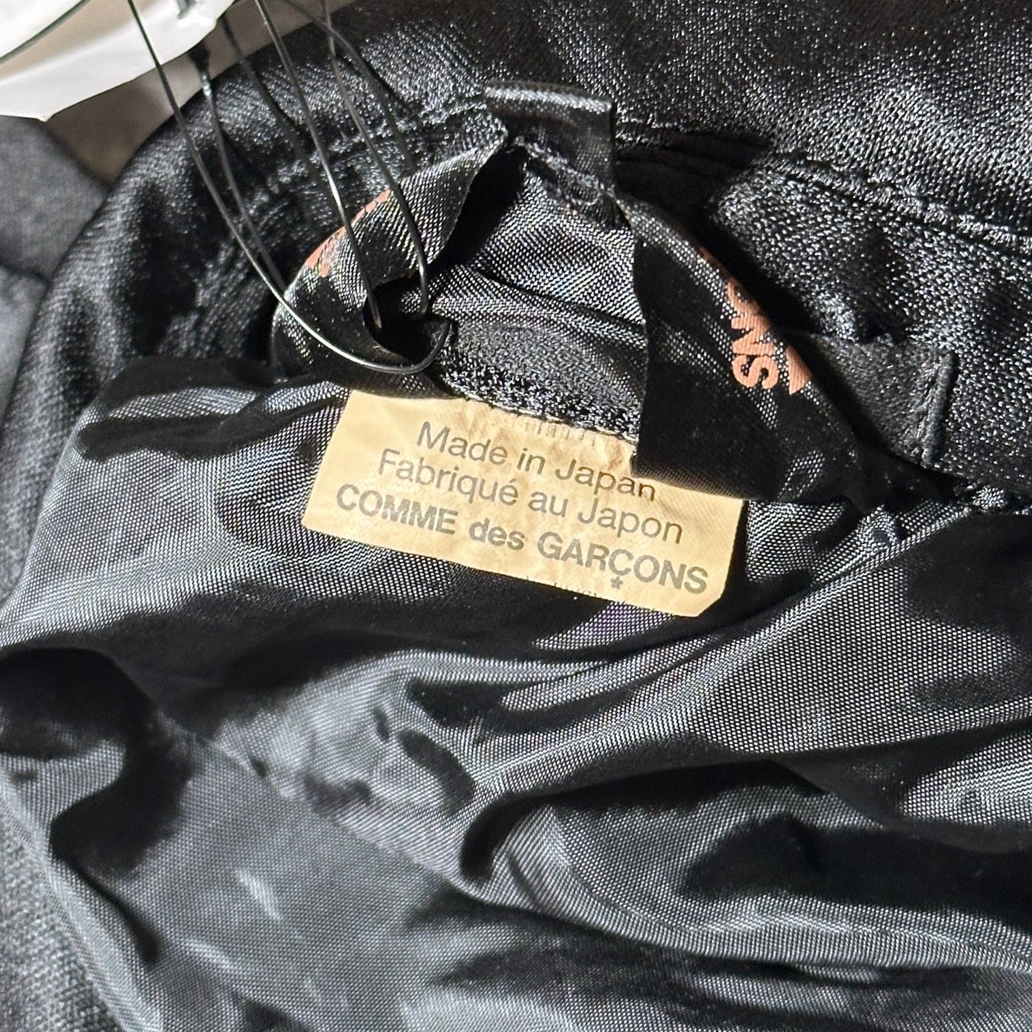 Comme des Garçons BLACK ‘Strong Will’ Biker Trench Coat
