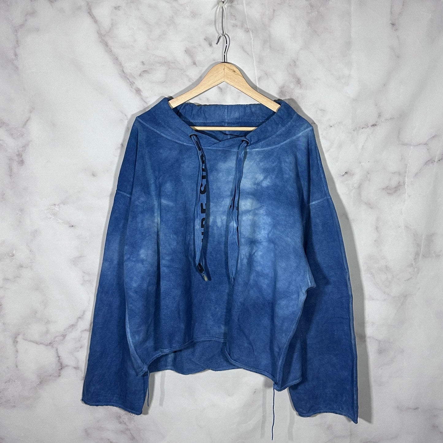 Kapital Surf Oversized Blue Tie Dye Hoodie