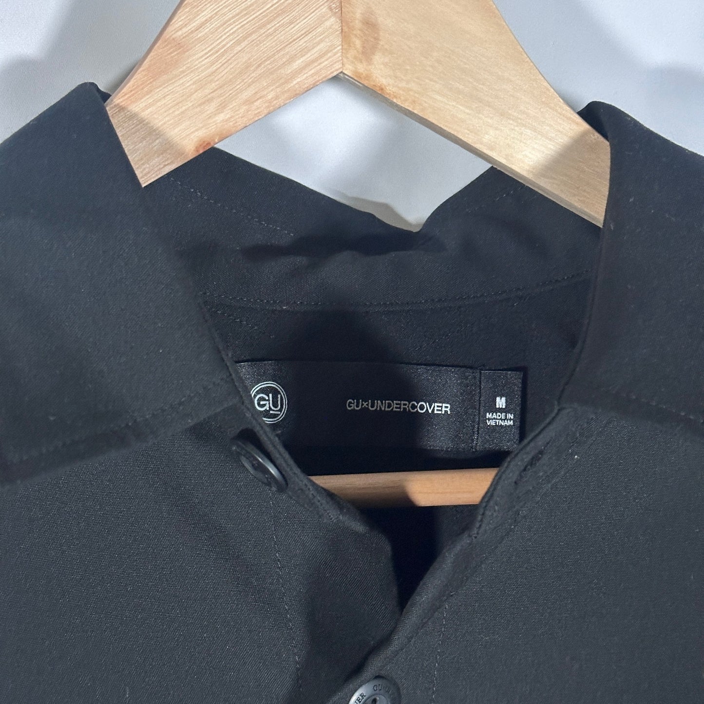 Undercover x GU Black Button-Up Shirt