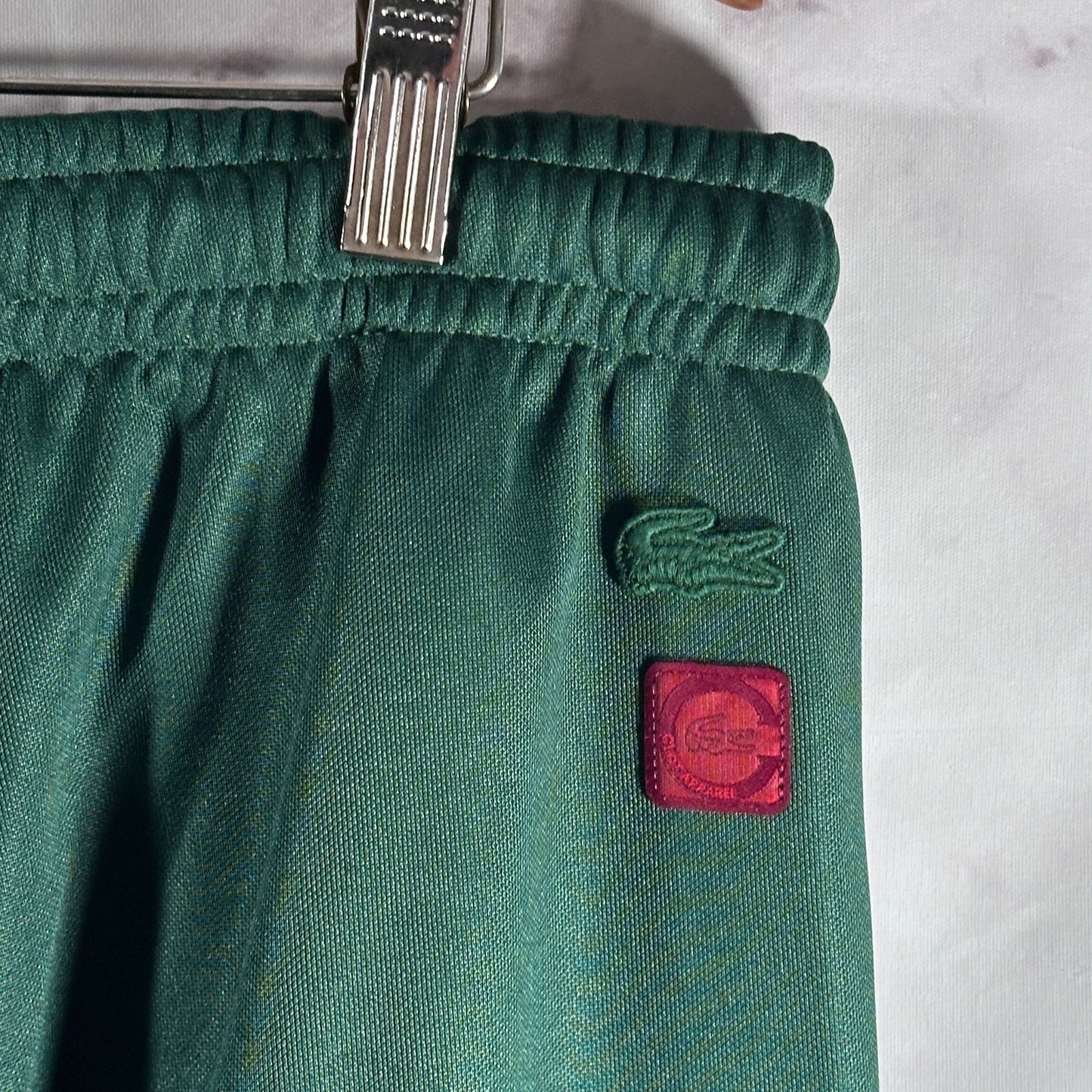 Lacoste x CLOT Green Pleated Track Pants